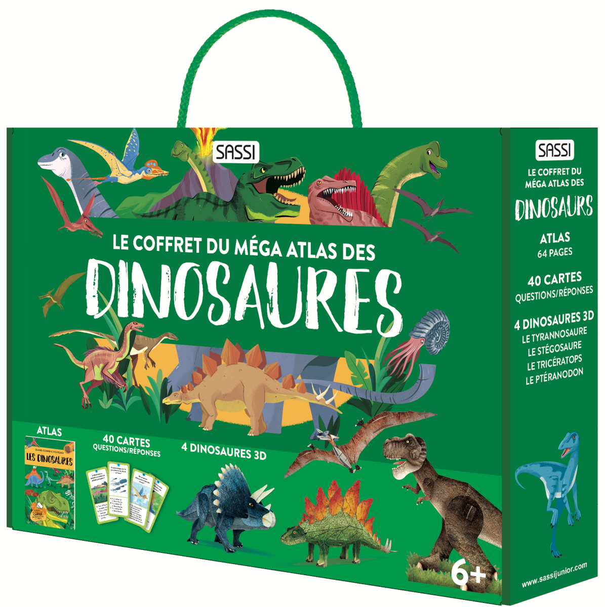 Méga Atlas les Dinosaures Sassi 