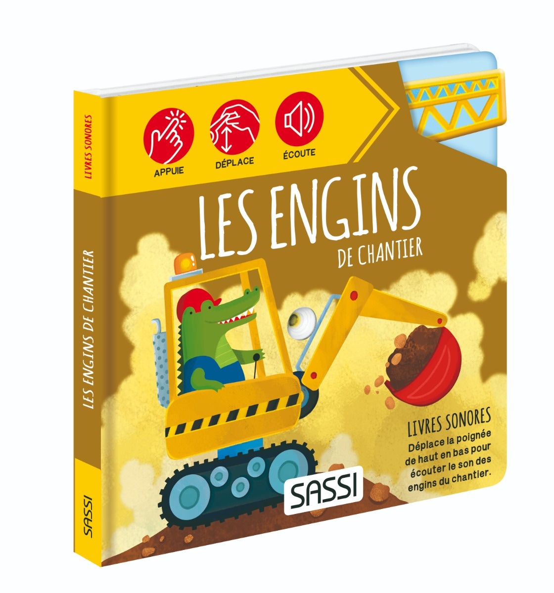 Livre sonore les Engins de chantier Sassi