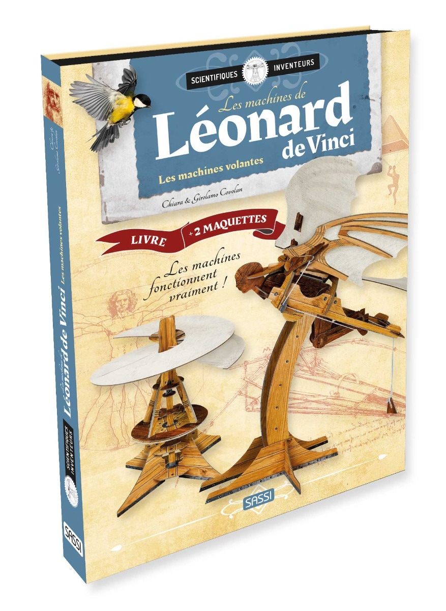 Maquette 3D : Léonard De Vinci Les machines volantes Sassi