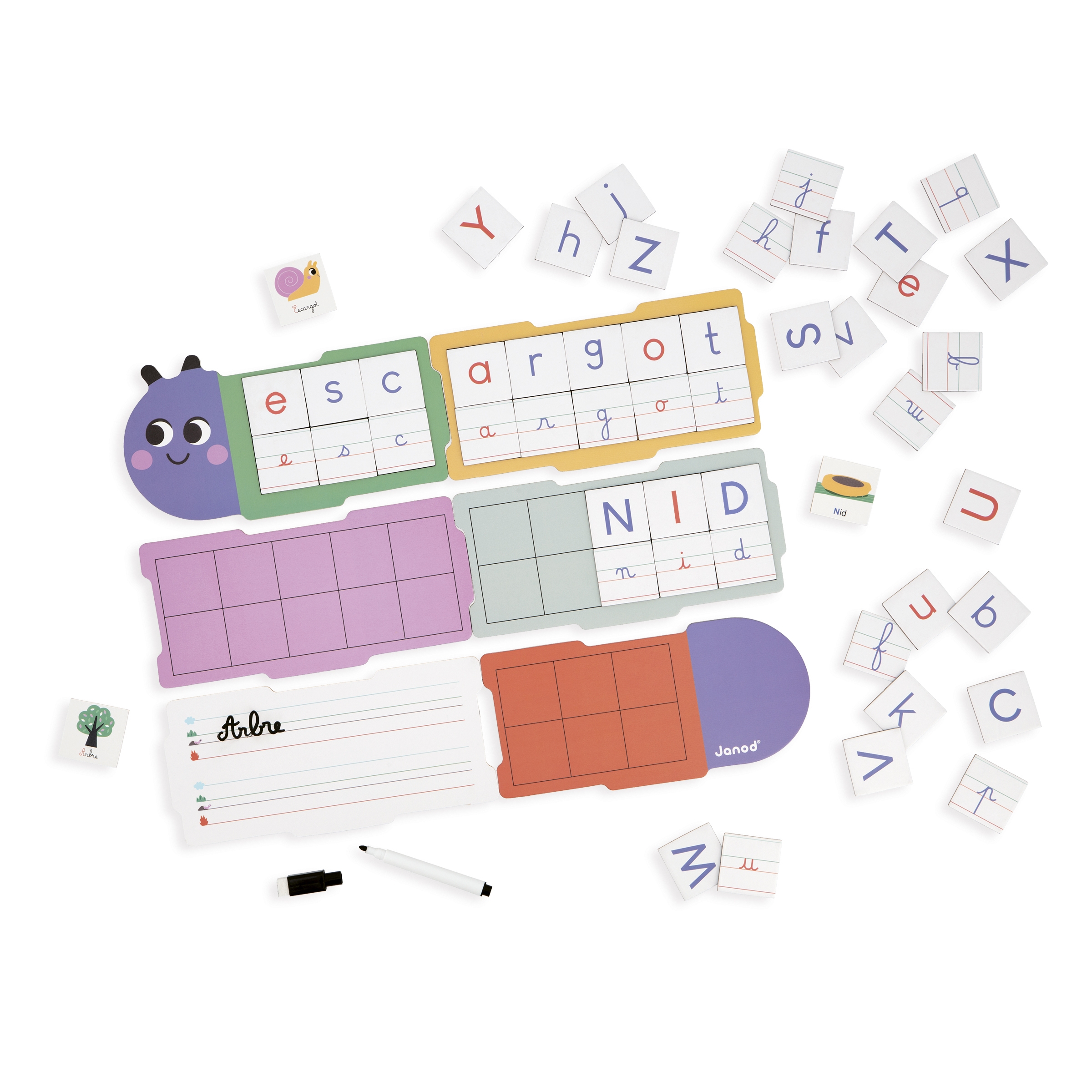 Apprentissage de l'ecriture Janod