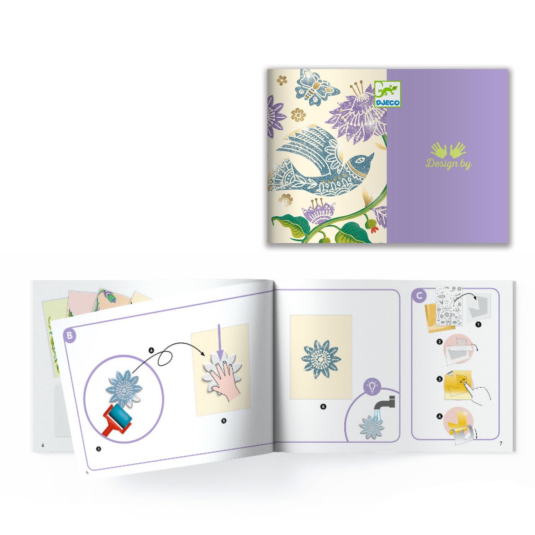 Atelier gravure Passiflore Djeco