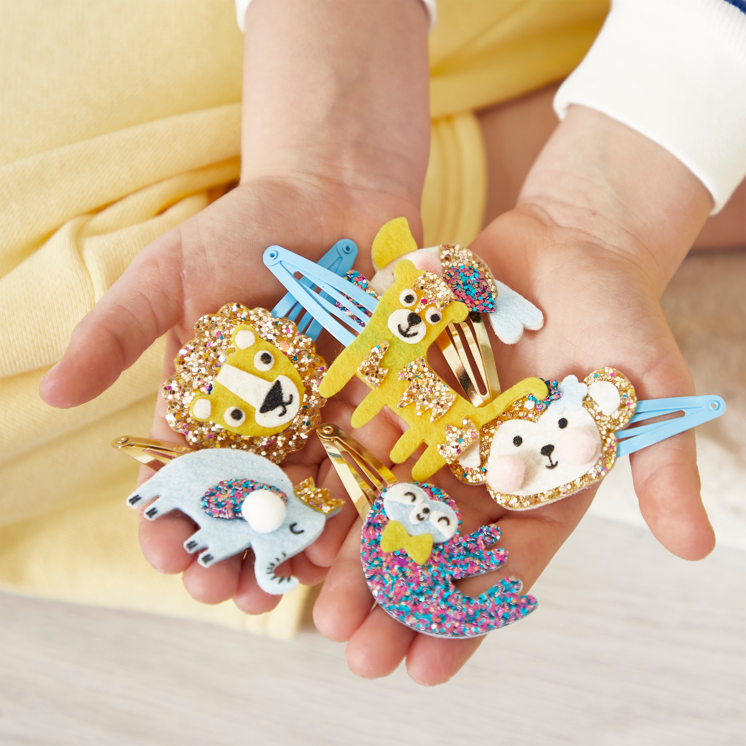 Barrettes a creer Exotic animals Janod