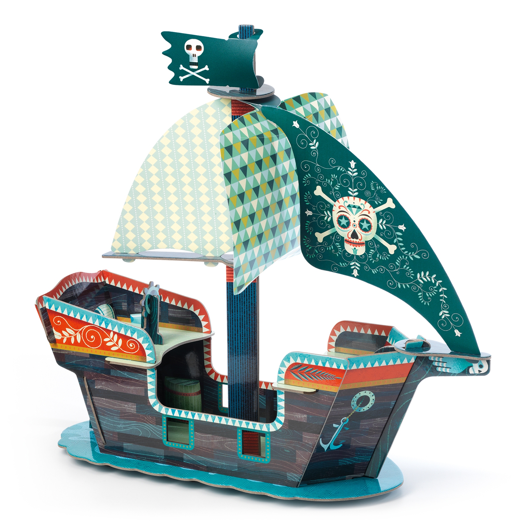 Bateau pirate 3D Pop To Play Djeco