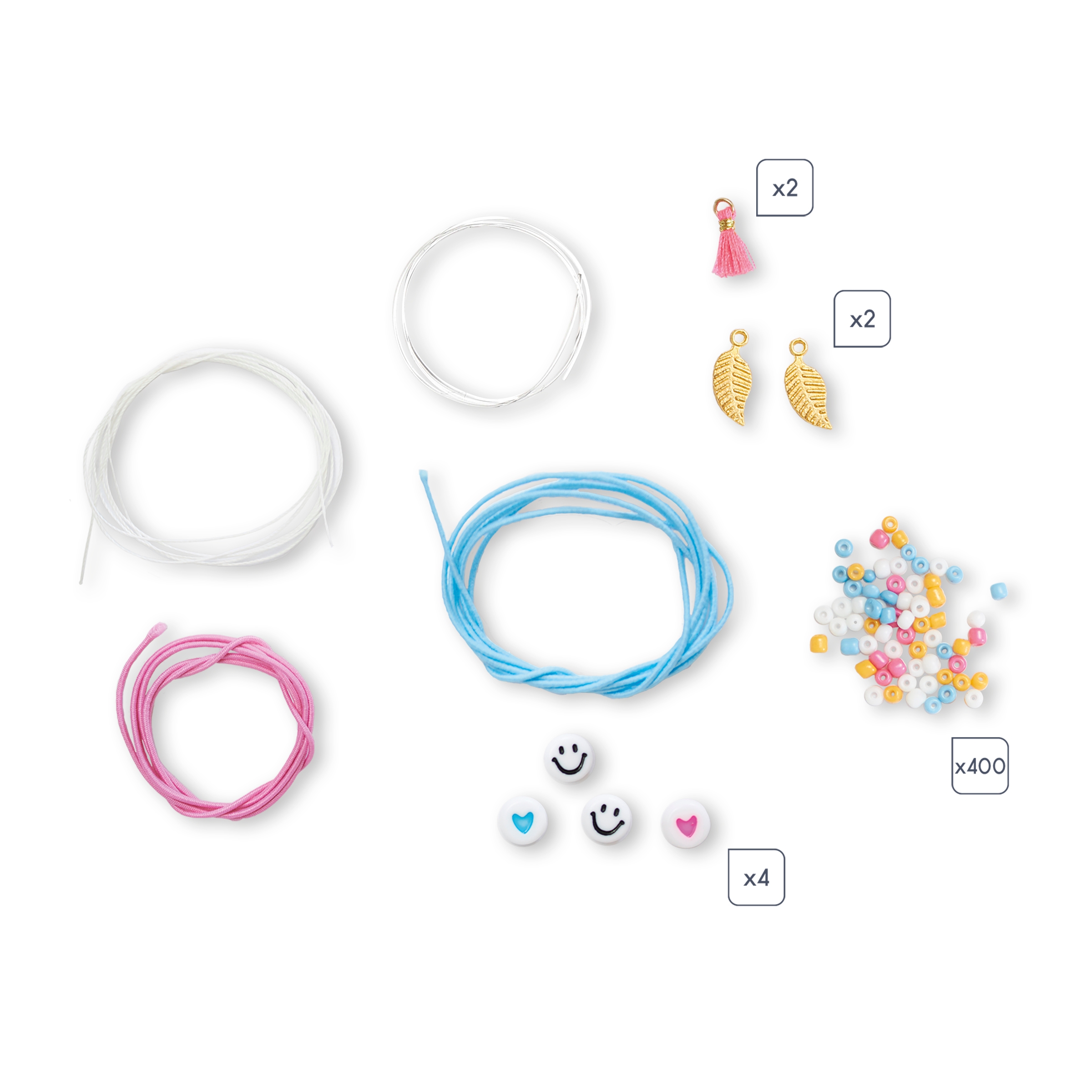 Bjjoux fleurs en perles a creer janod