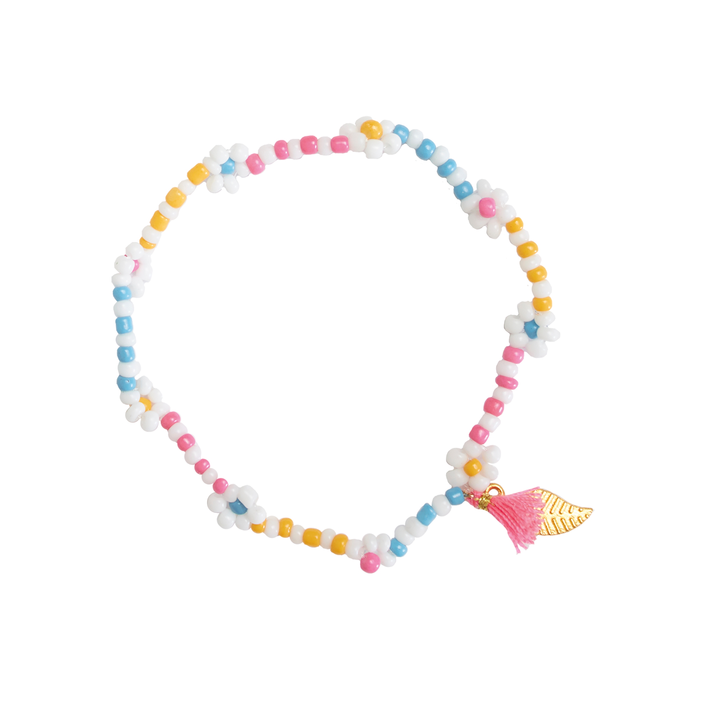 Bjjoux fleurs en perles a creer janod