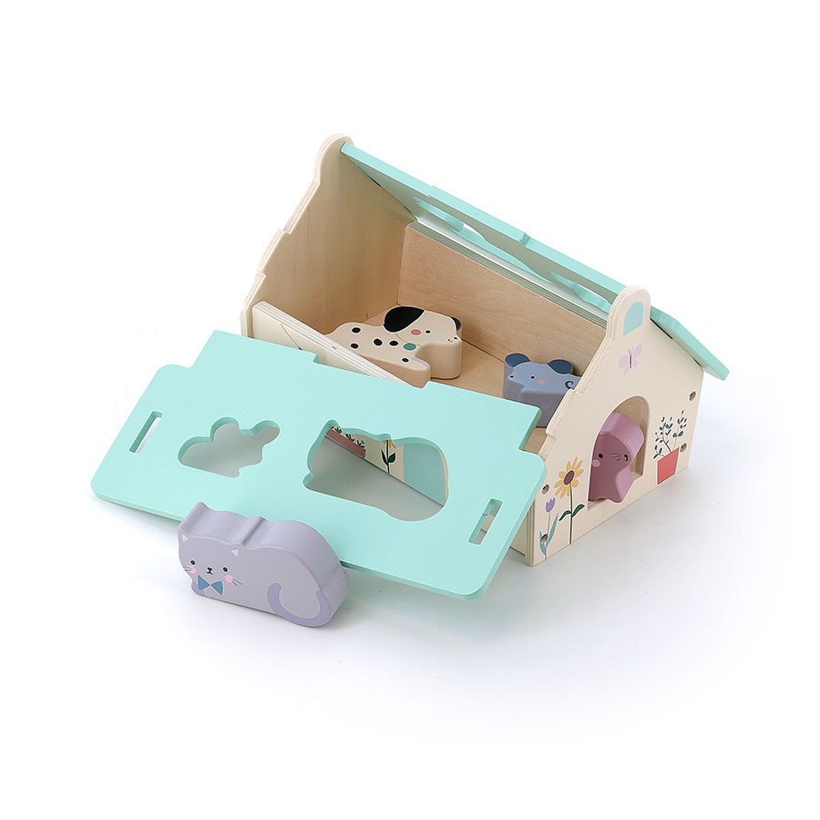 Boite a formes des animaux Vilac