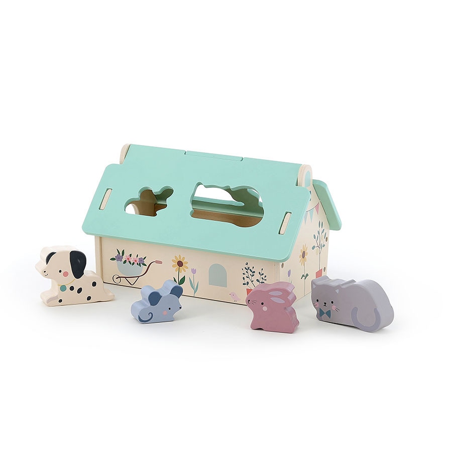 Boite a formes des animaux Vilac