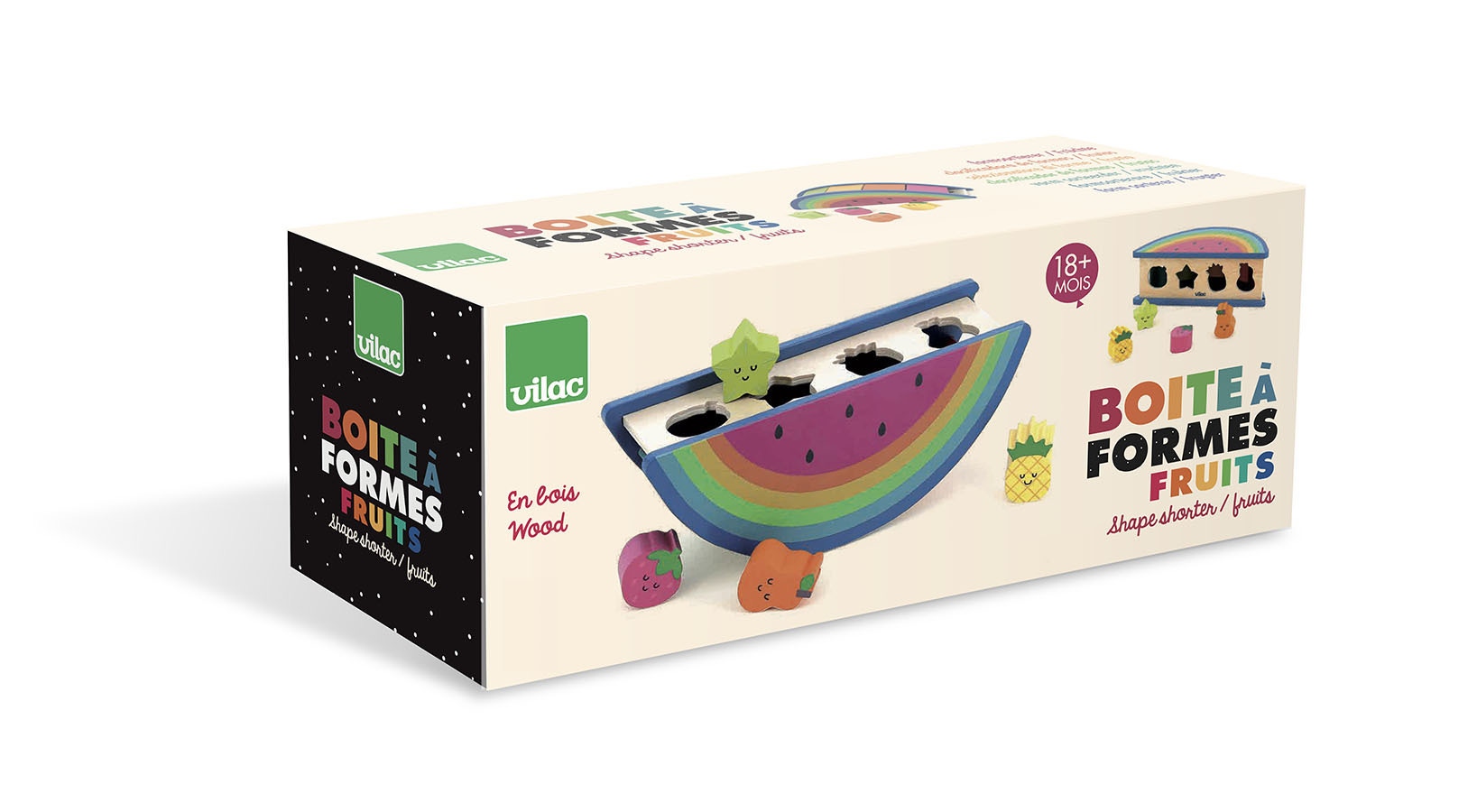 Boite a formes fruits Vilac