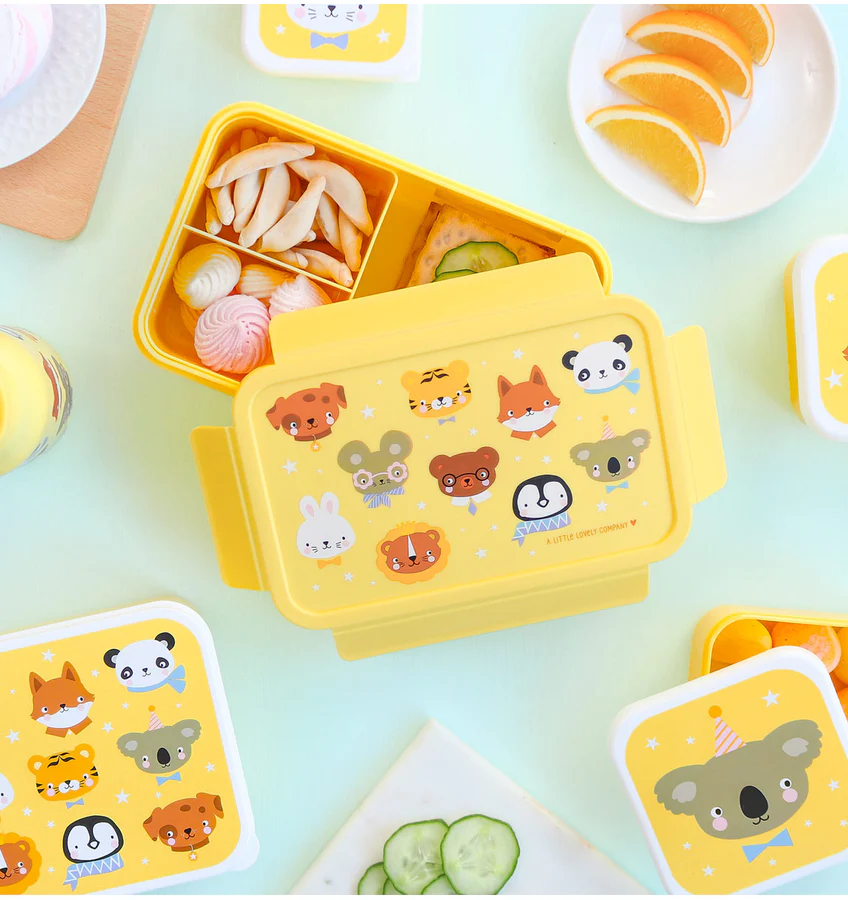 Boite a gouter bento Animaux A Little Lovely Company