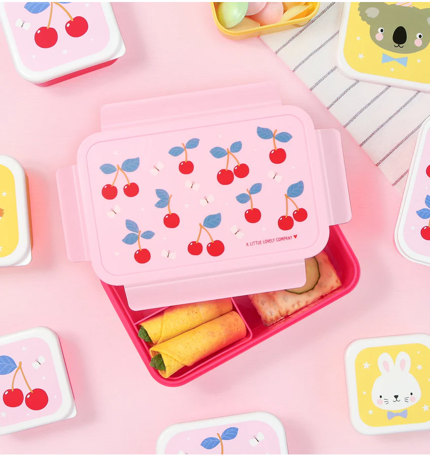 Boite a gouter bento Cerises A Little Lovely Company