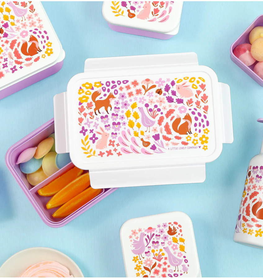 Boite a gouter bento Fleurs A Little Lovely Company