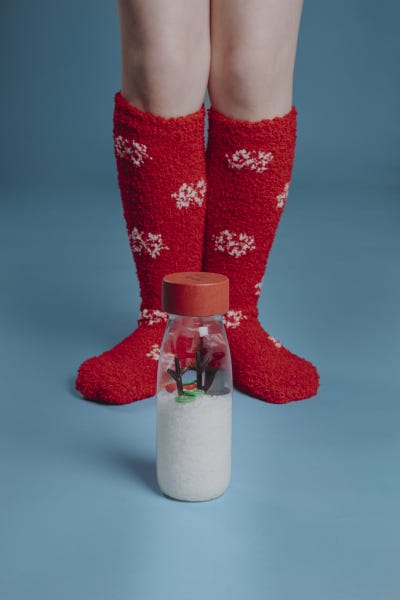 Bouteille sensorielle Noel Petit boum