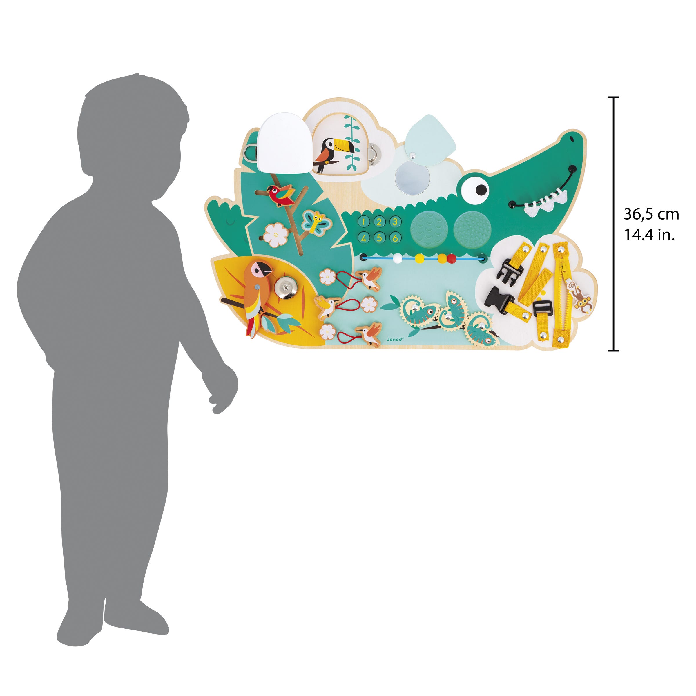 Busy board Croco Tropik Janod