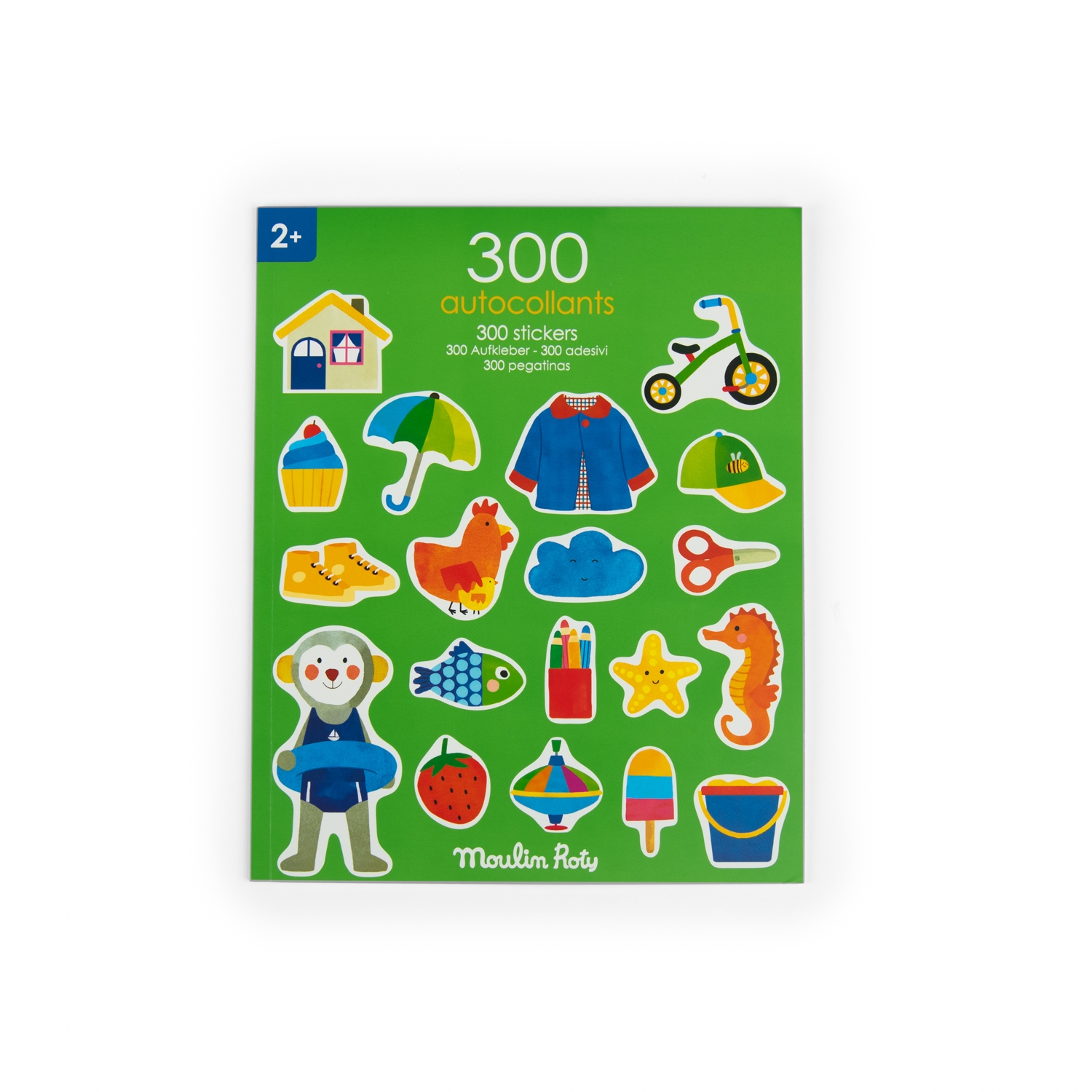 Cahier de 300 stickers Les Popipop Moulin Roty