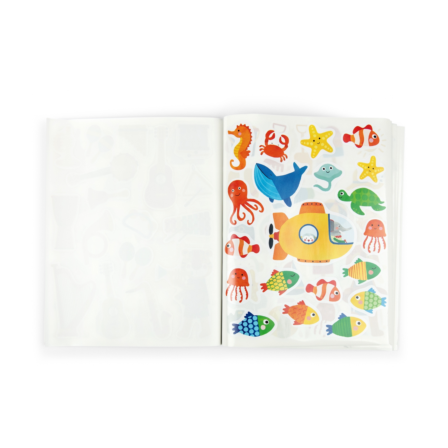 Cahier de 300 stickers Les Popipop Moulin Roty