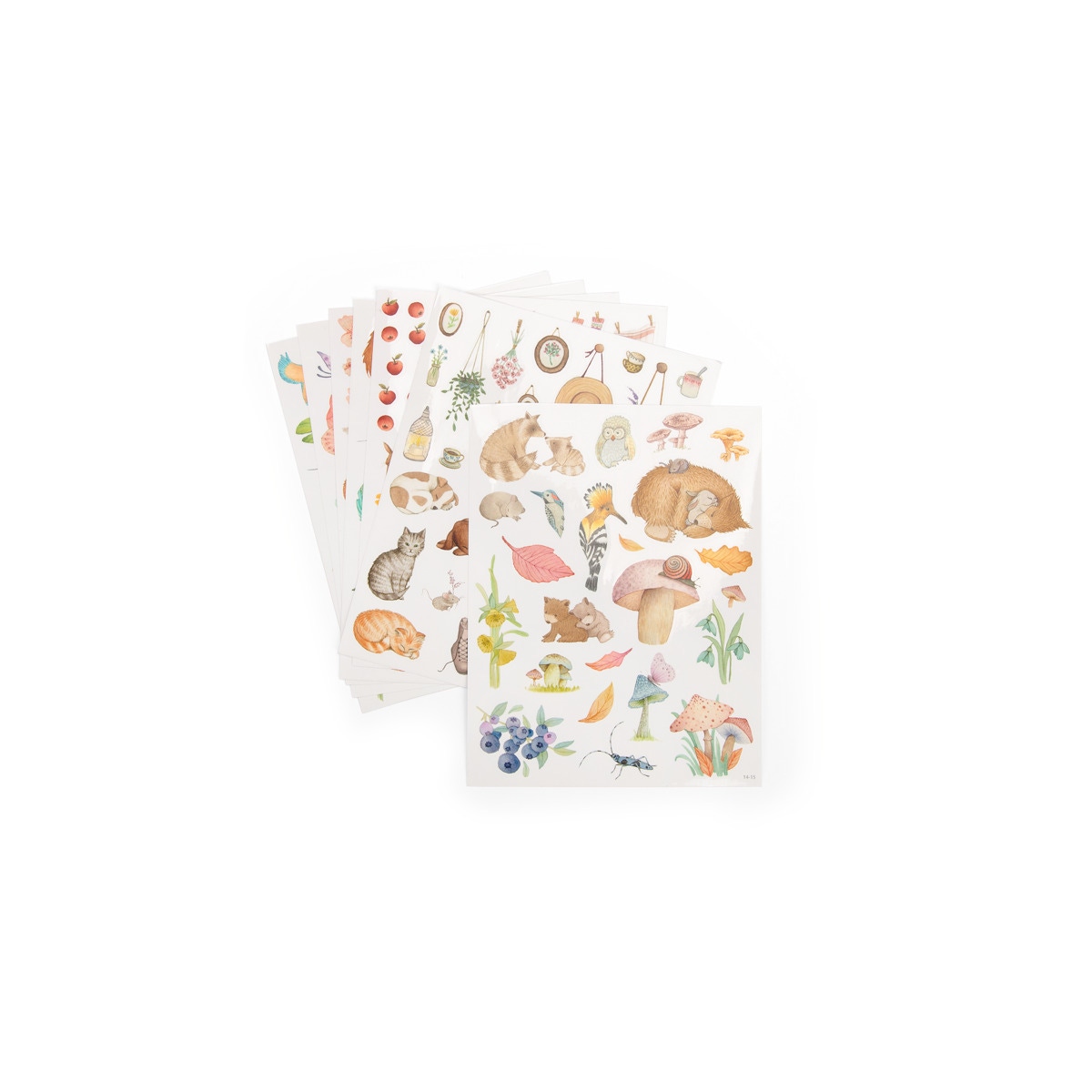 Cahier stickers Les Rosalies  20 pages Moulin Roty