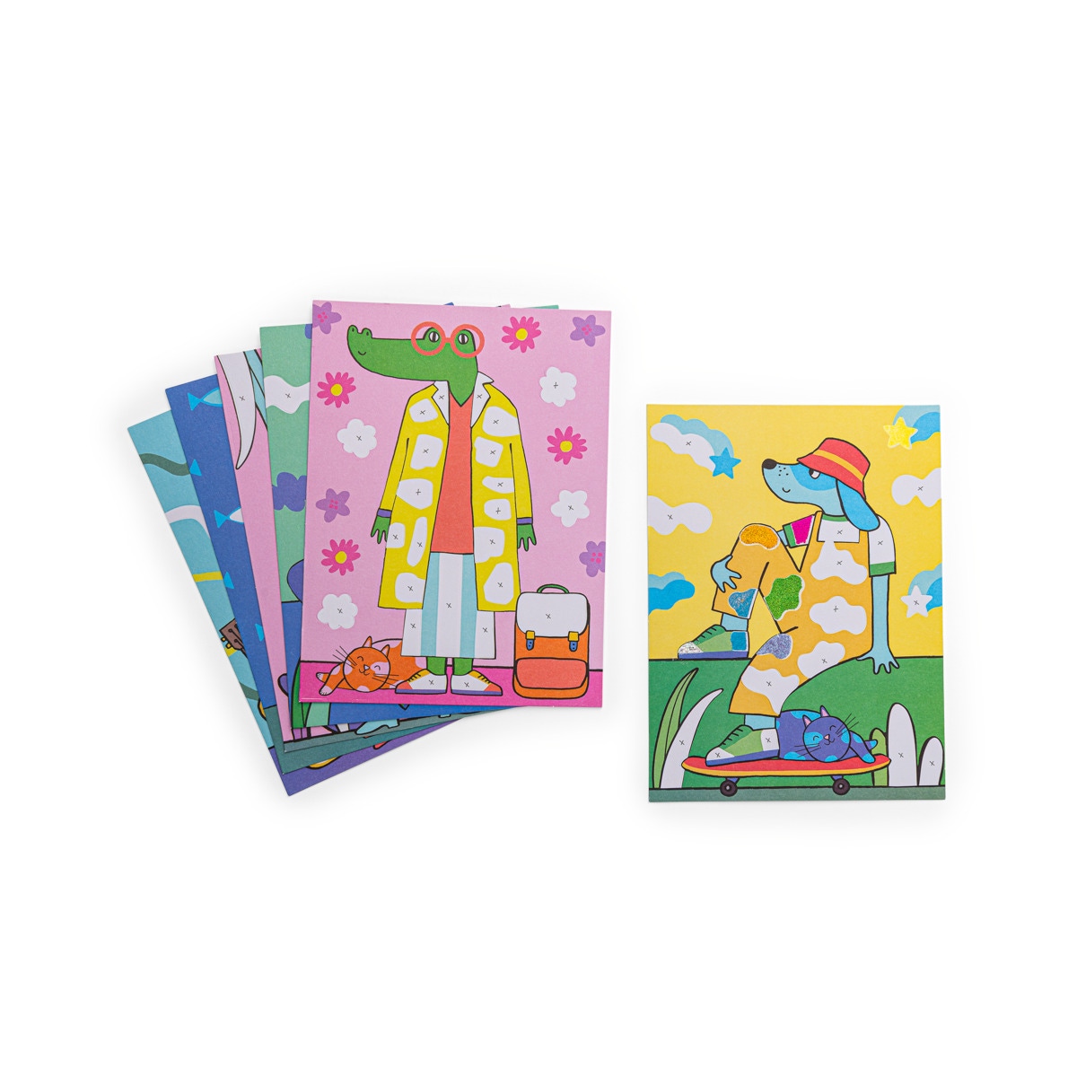 Cartes fantastiques Les Loufoques Moulin Roty