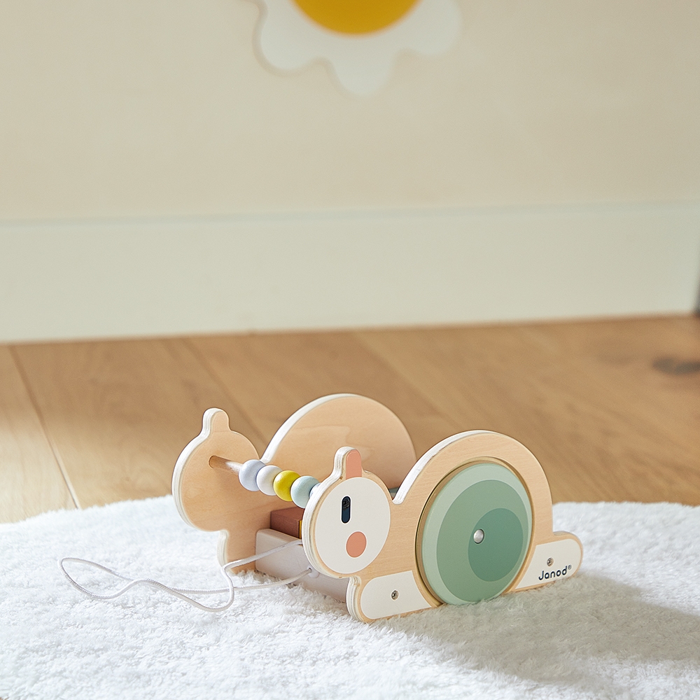 Chariot cube Escargot Sweet Cocoon Janod