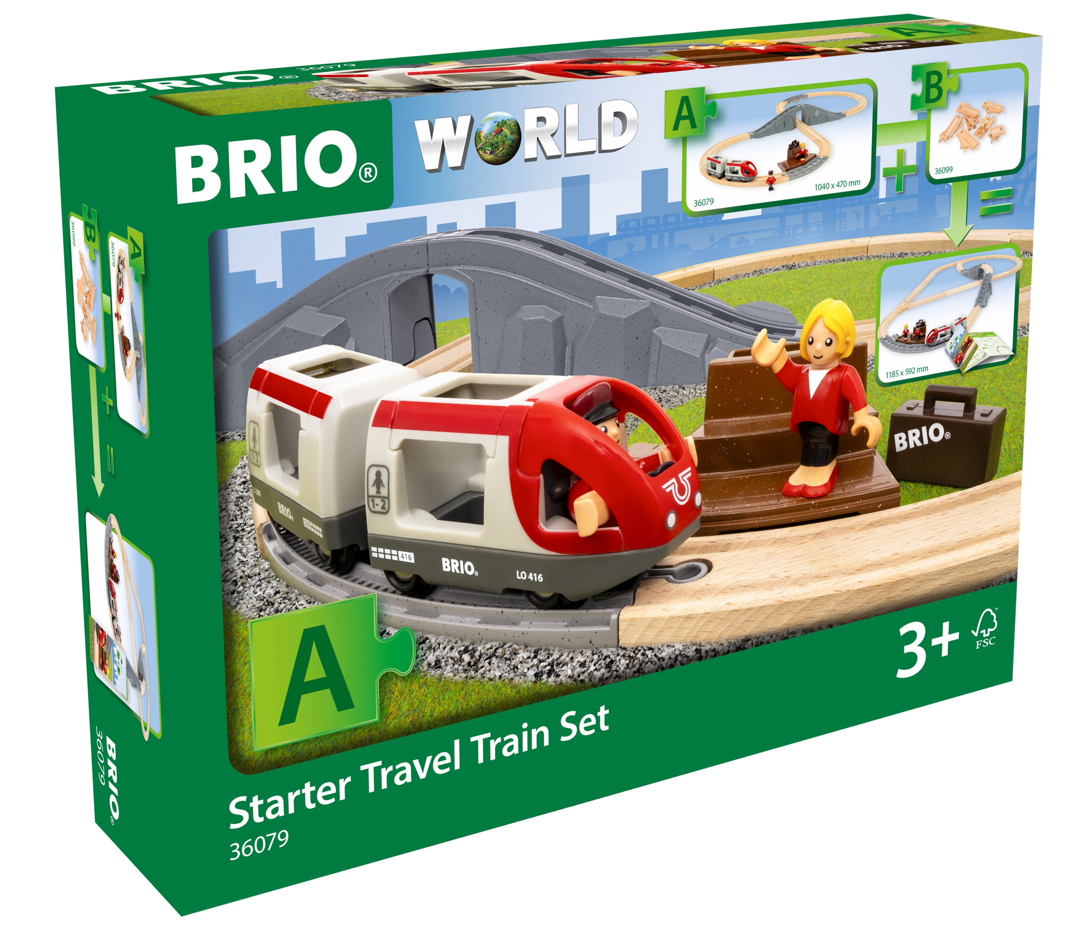 Circuit en 8 voyageurs Brio