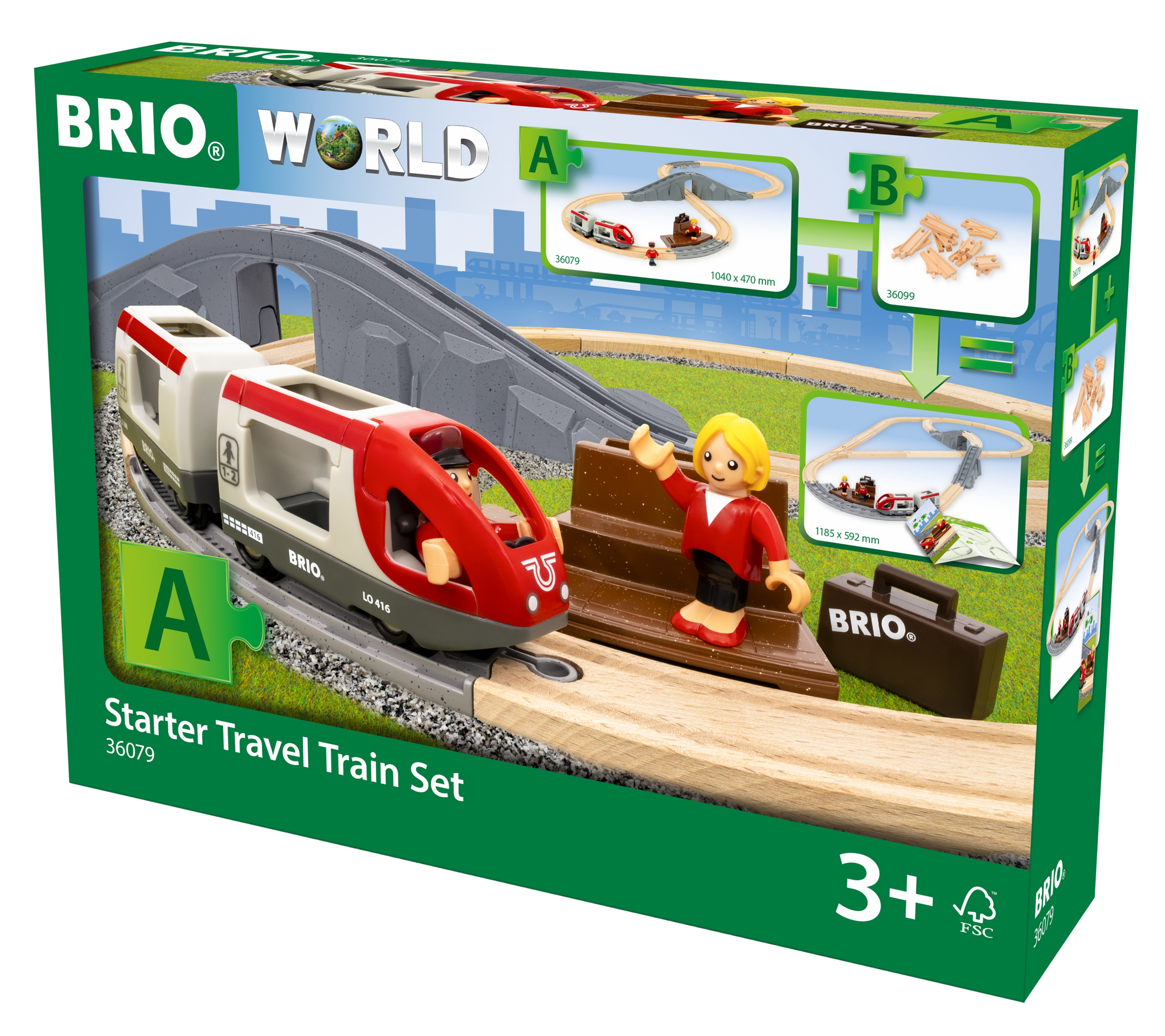 Circuit en 8 voyageurs Brio