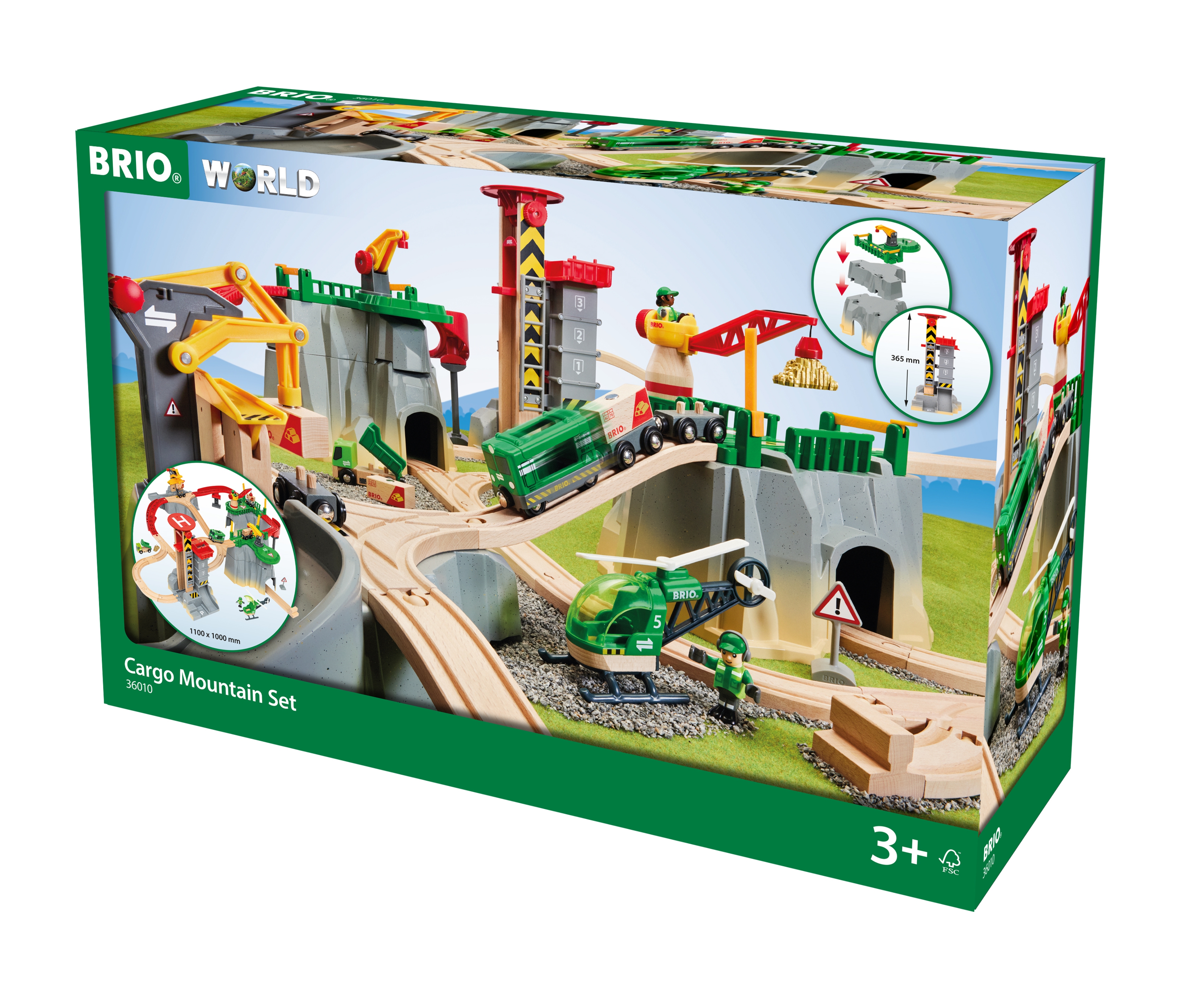 Circuit montagnes et chargement Brio