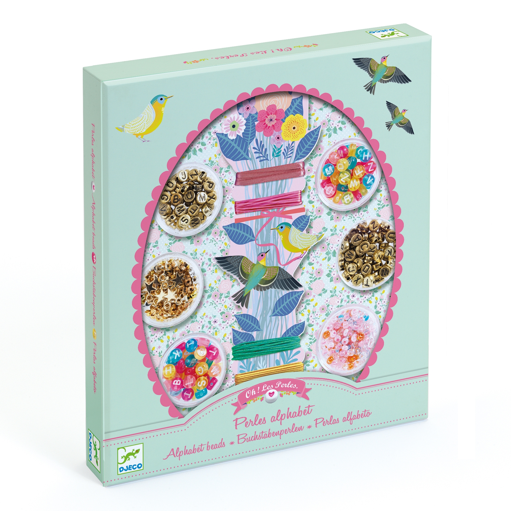 Coffret Perles Or alphabet Djeco
