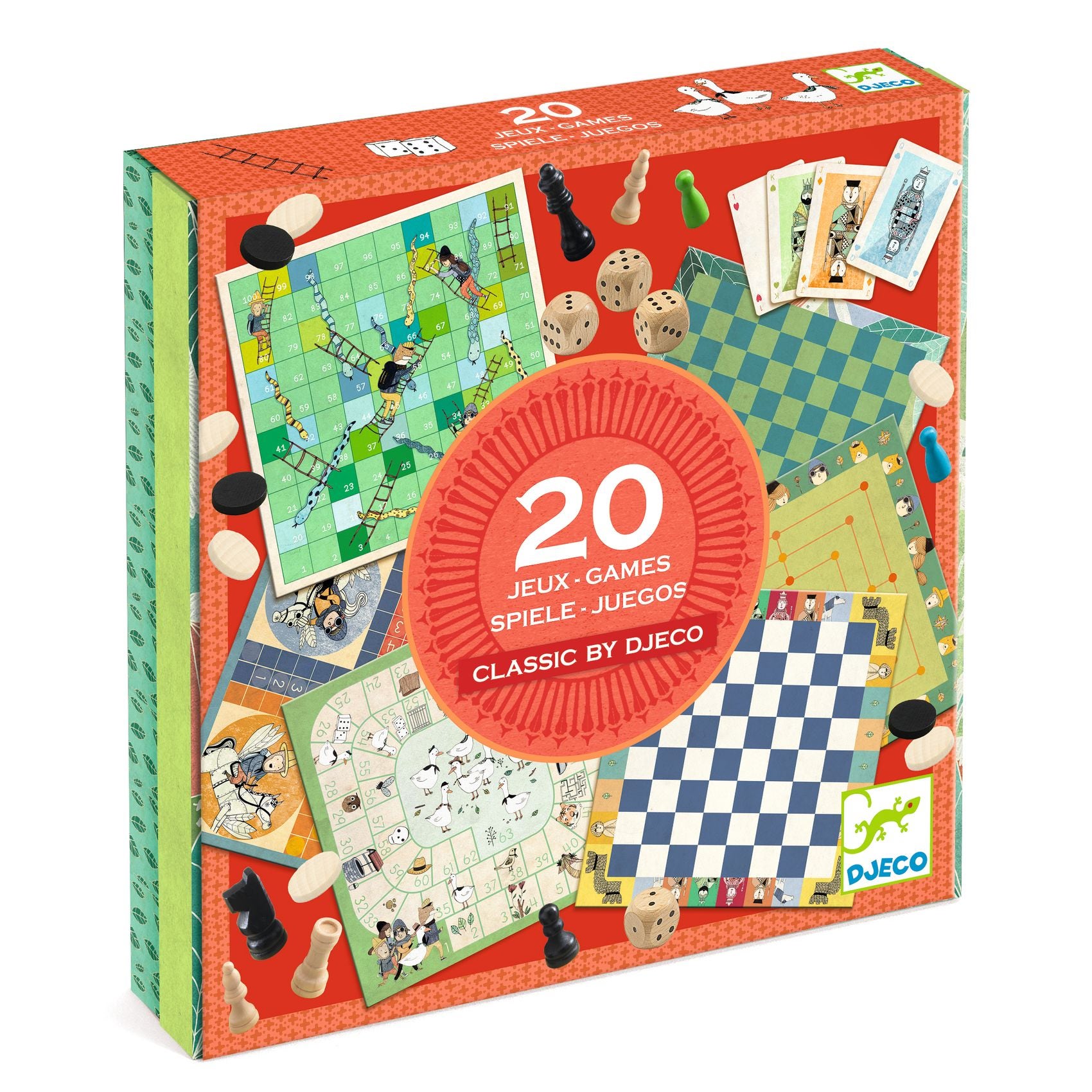 Coffret de jeux classic box 20 jeux Djeco