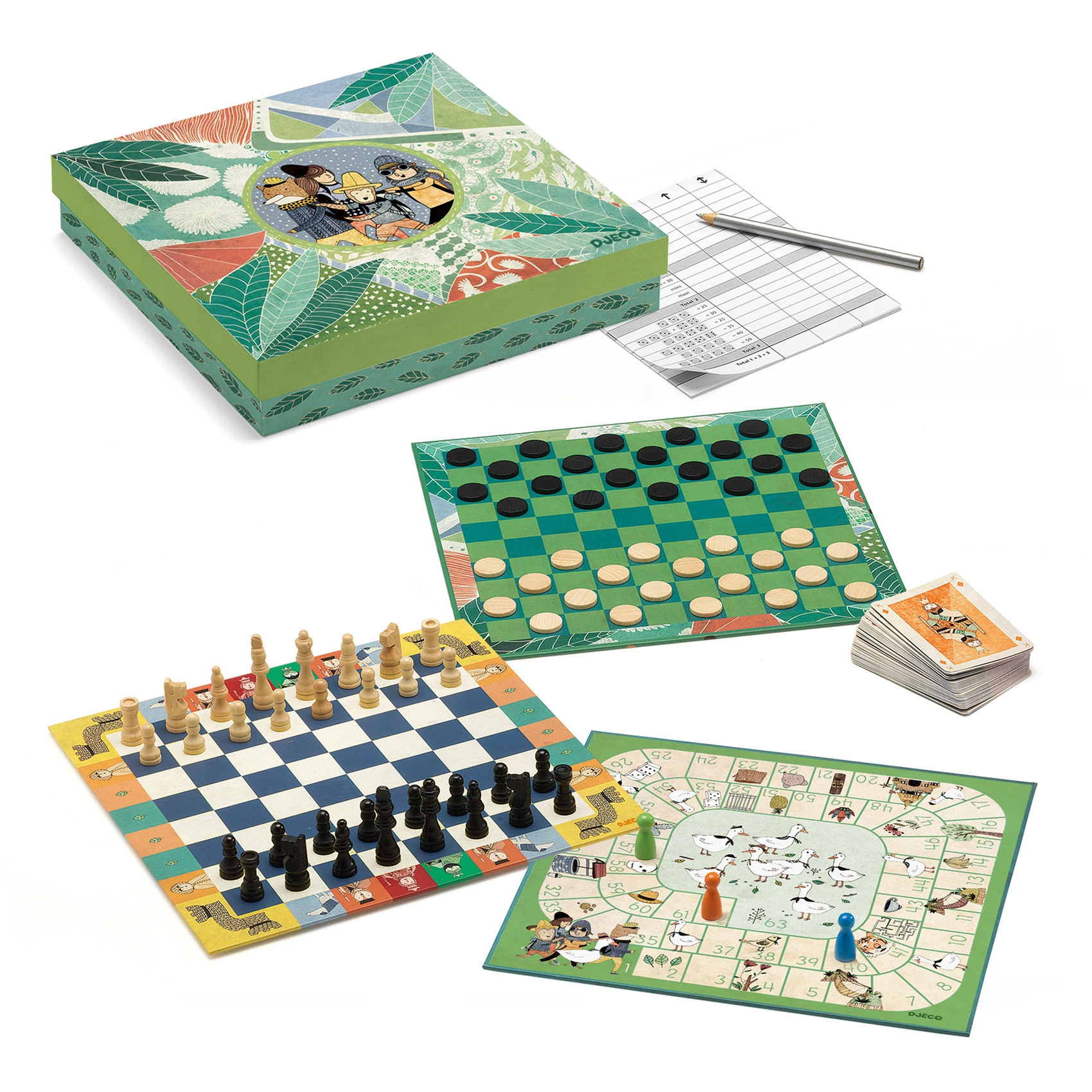 Coffret de jeux classic box 20 jeux Djeco