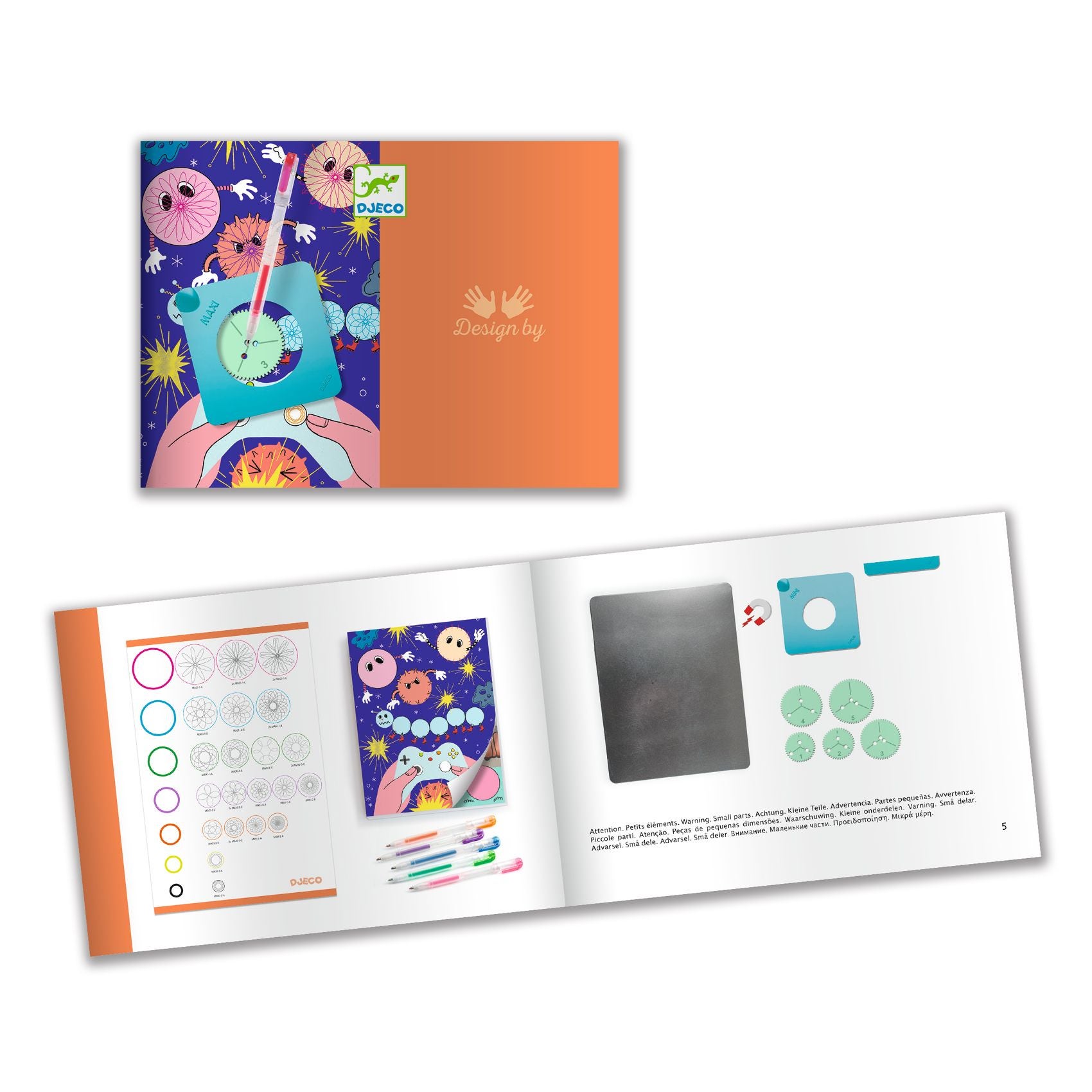 Coffret dessin et coloriage Spirales Djeco