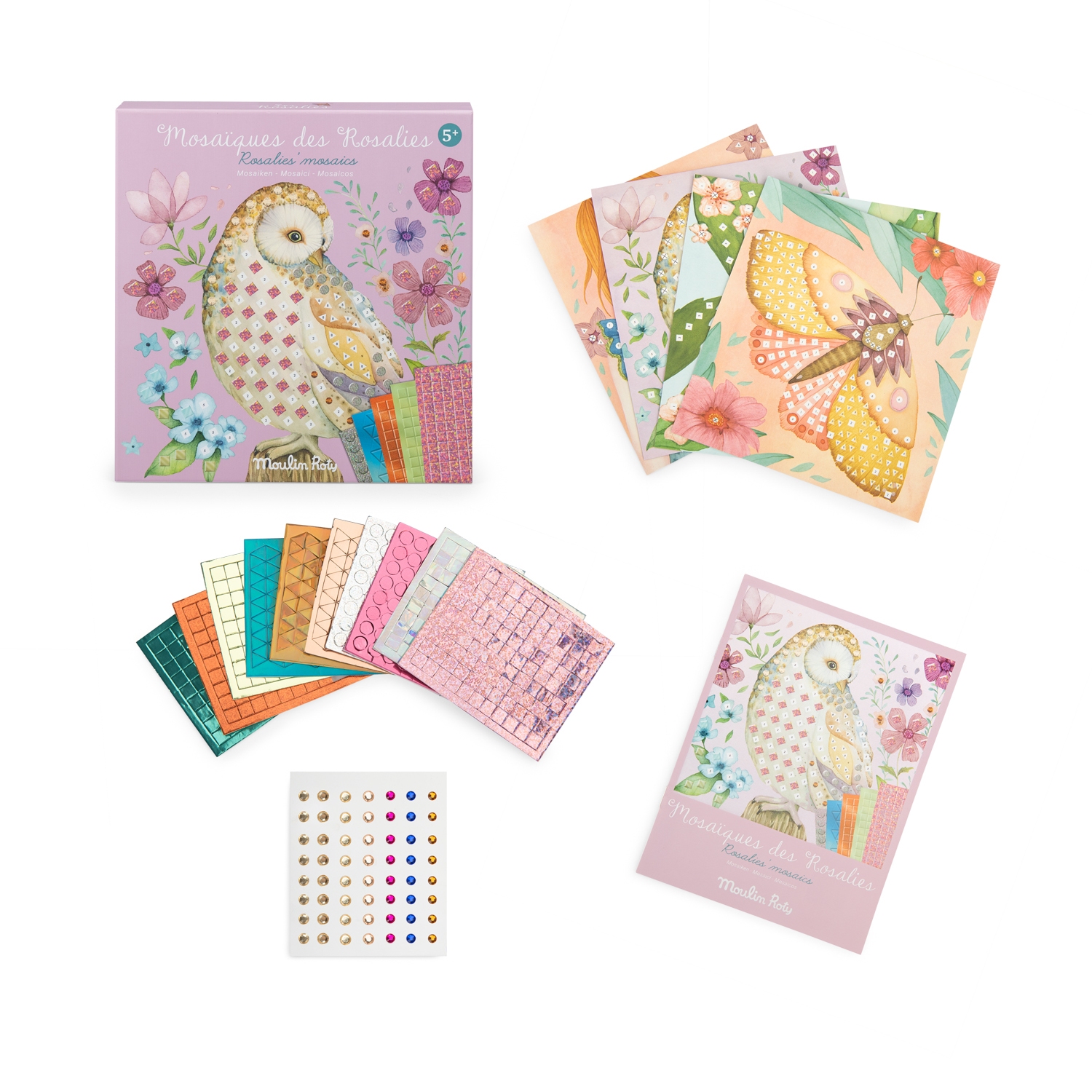 Coffret mosaiques Les Rosalies Moulin Roty