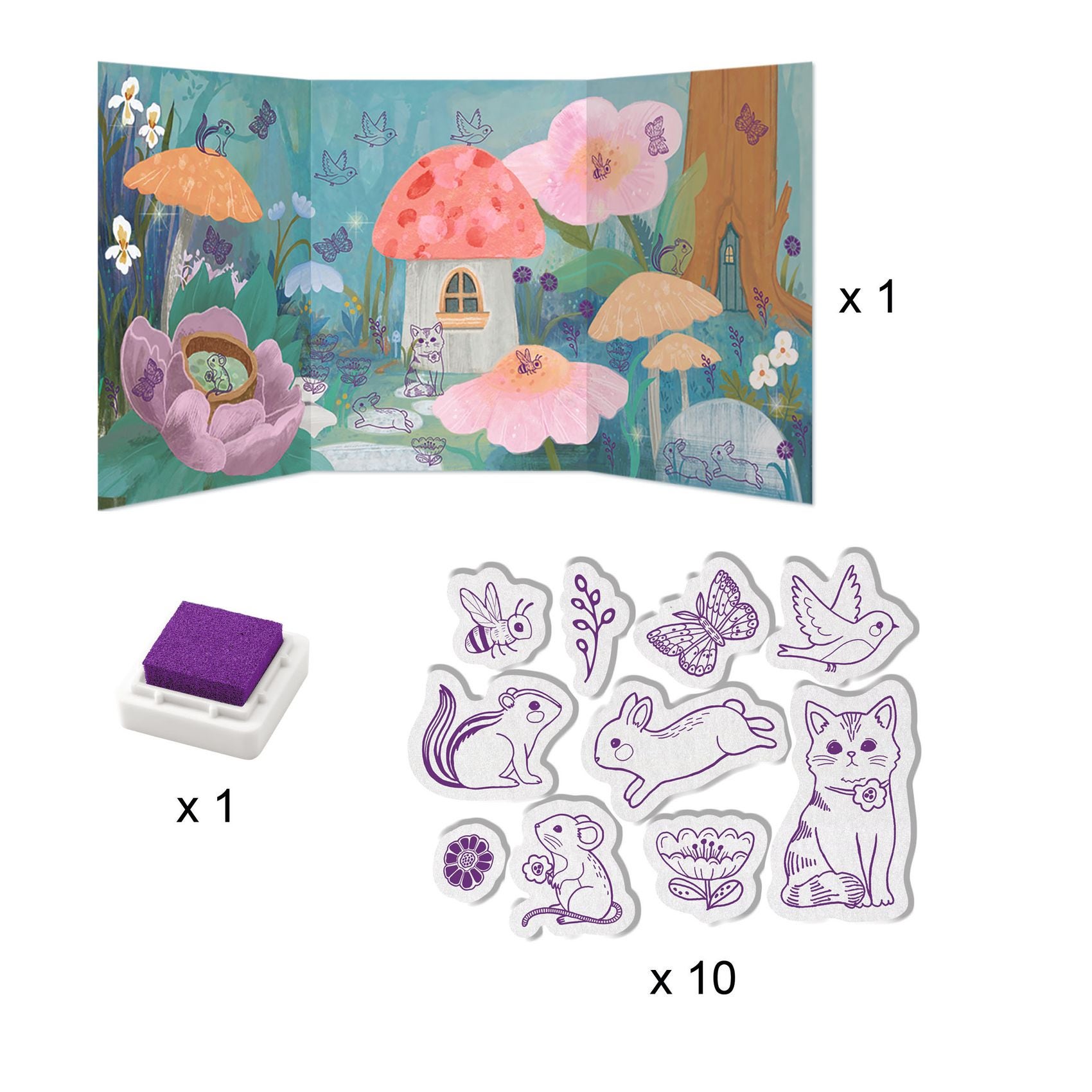 Coffret multiactivites creatives Fluffy box Djeco