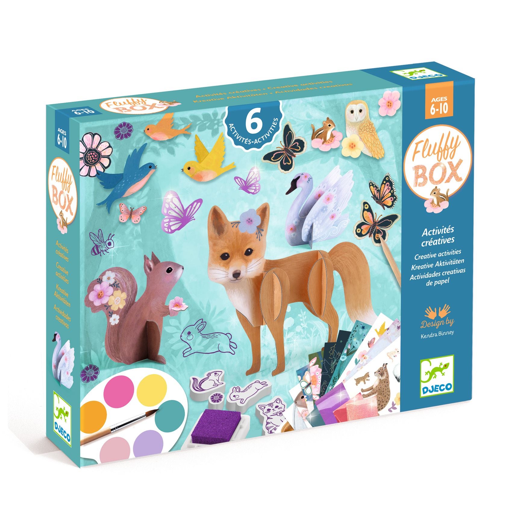 Coffret multiactivites creatives Fluffy box Djeco