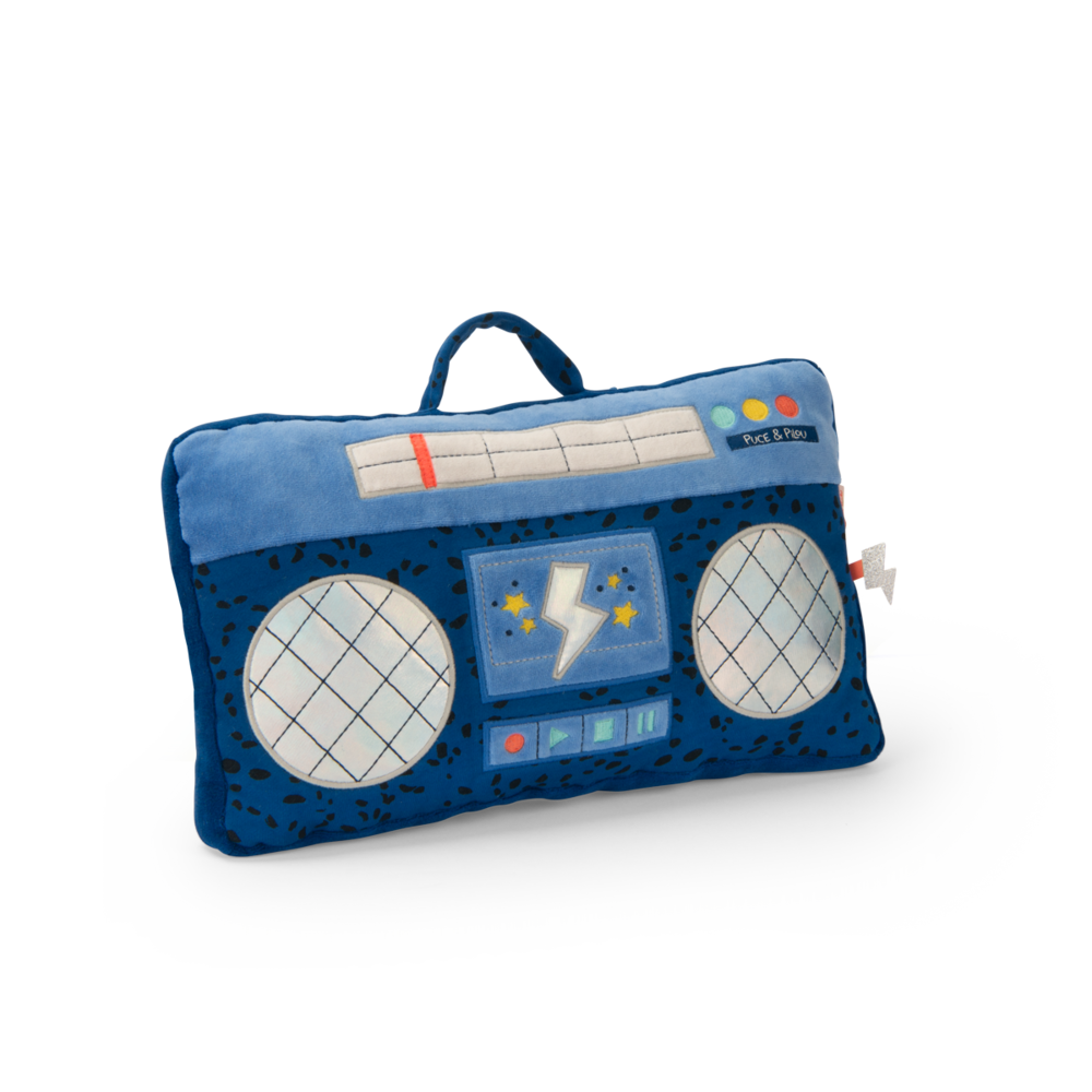 Coussin radio Puce  Pilou Moulin Roty