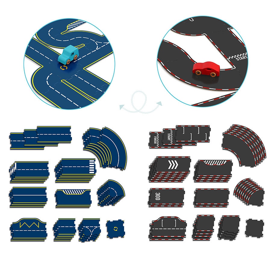 Curcuit reversible 42 pieces Vilac