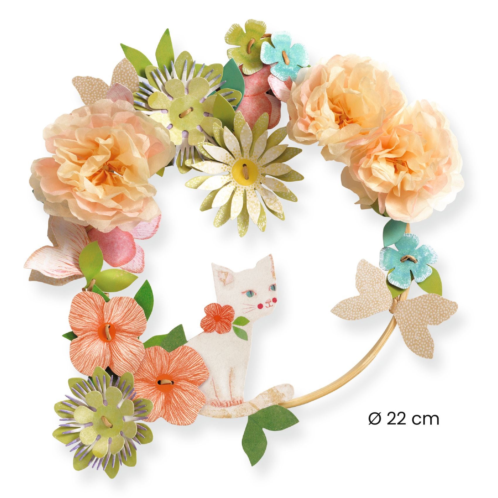 DIY Couronne de fleurs Dalia Djeco