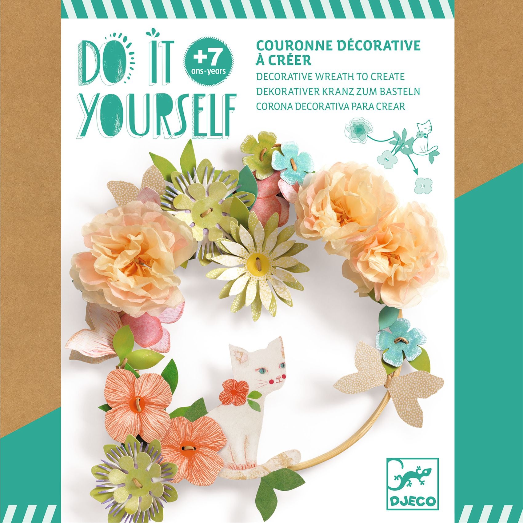 DIY Couronne de fleurs Dalia Djeco