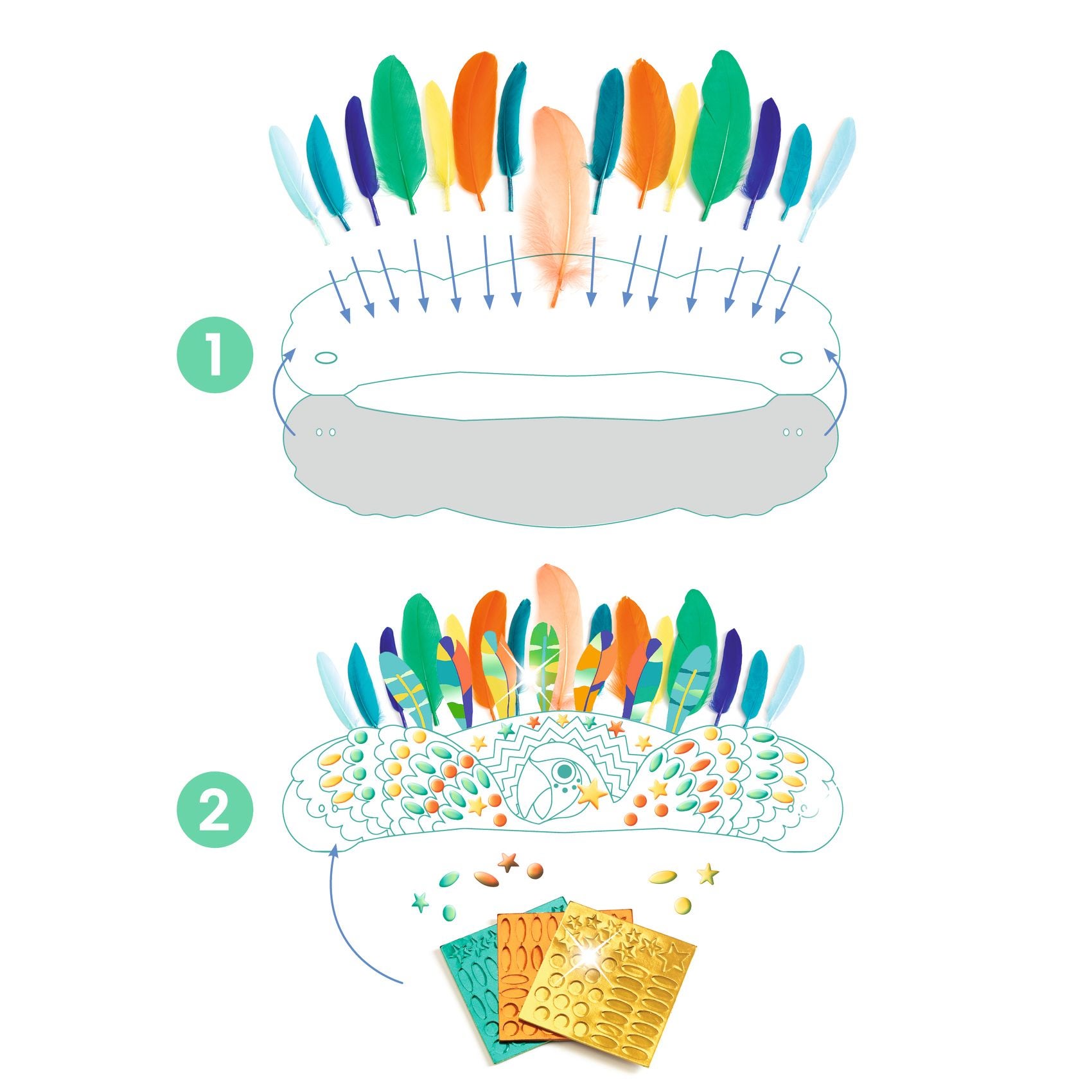 DIY coiffe a creer Rio Djeco