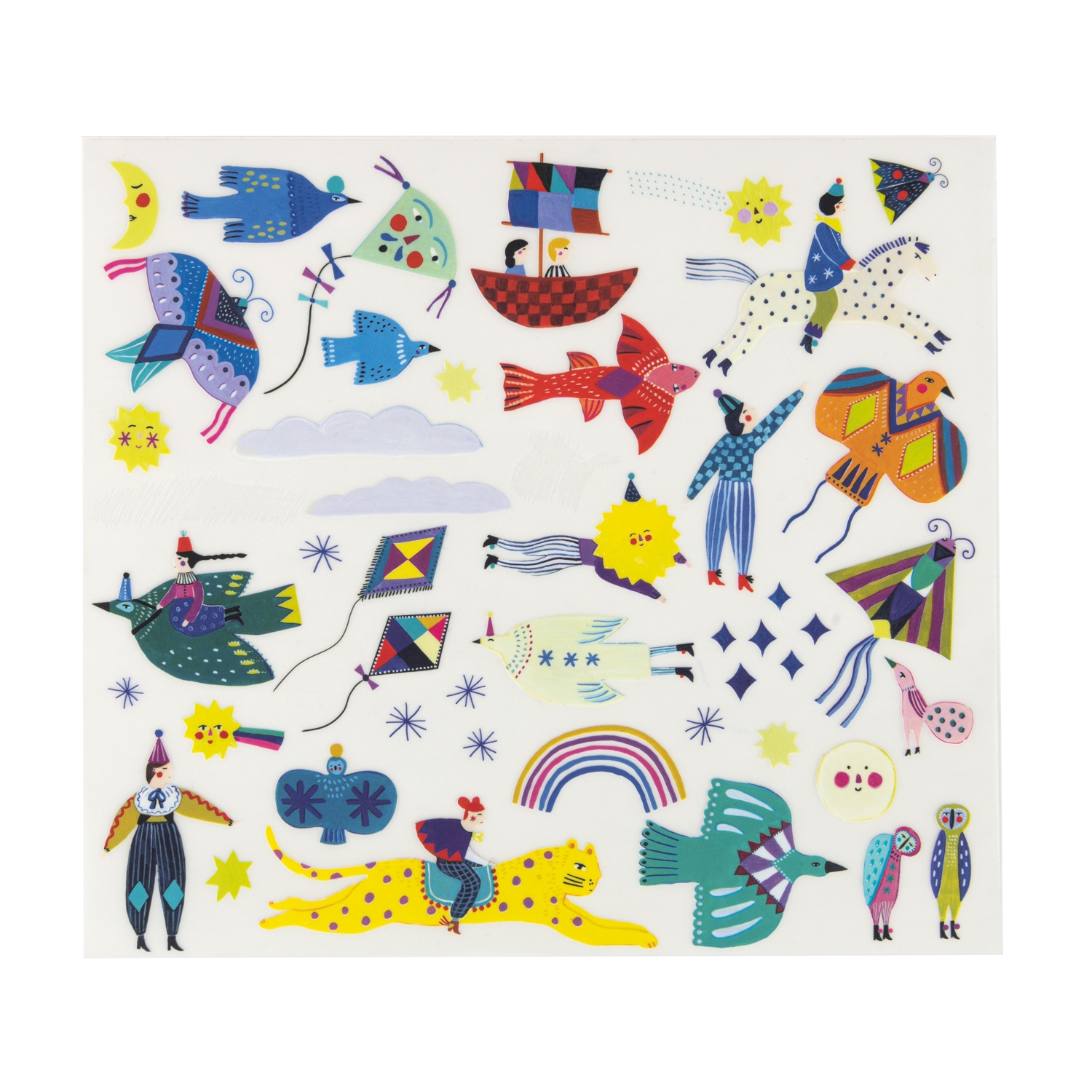 Decalcomanies Les cometes filantes Moulin Roty