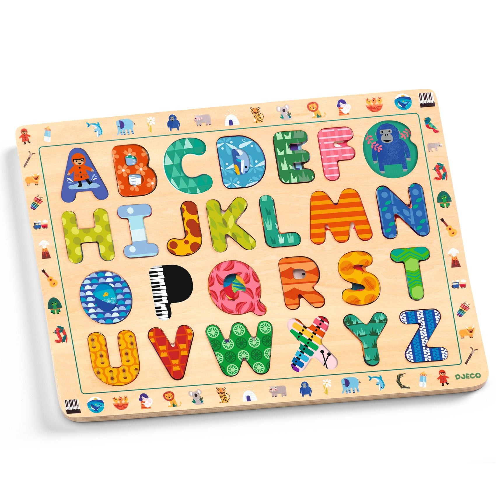 Encastrement puzzle ABC international Djeco