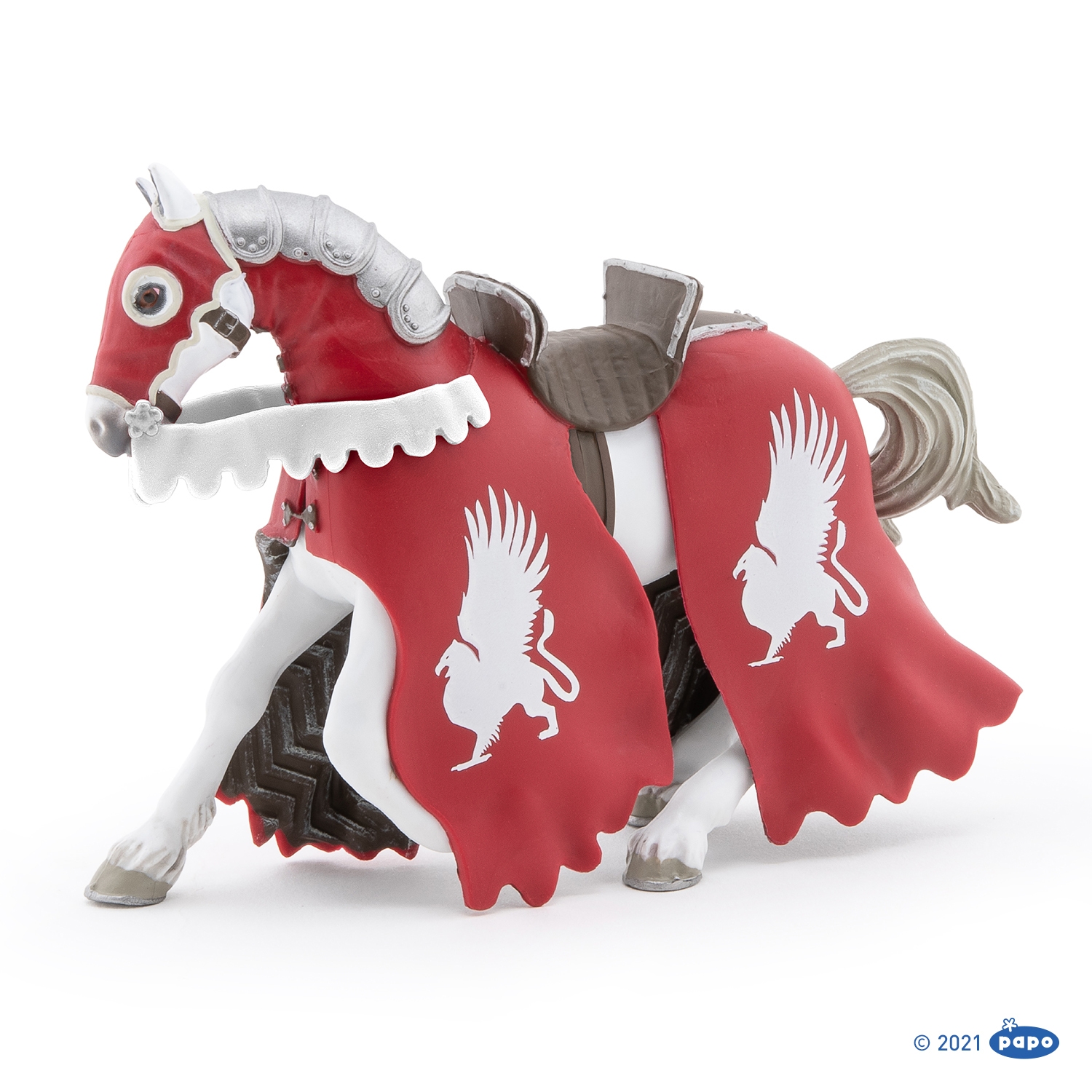 Figurine Cheval du chevalier griffon Papo