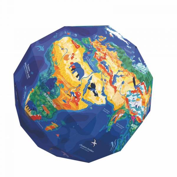 Globe 3D la planete Poppik
