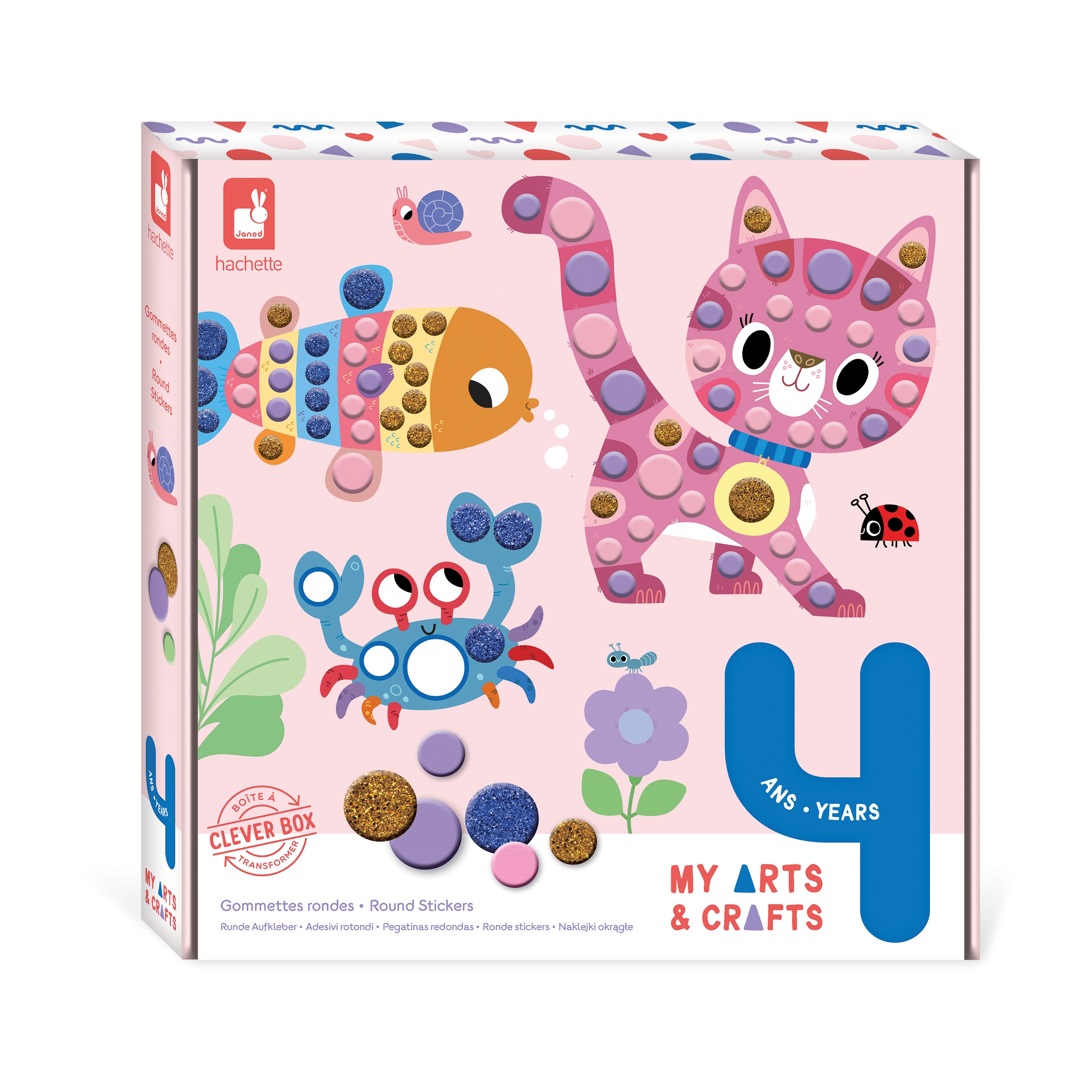 Gommettes rondes 4 ans Janod