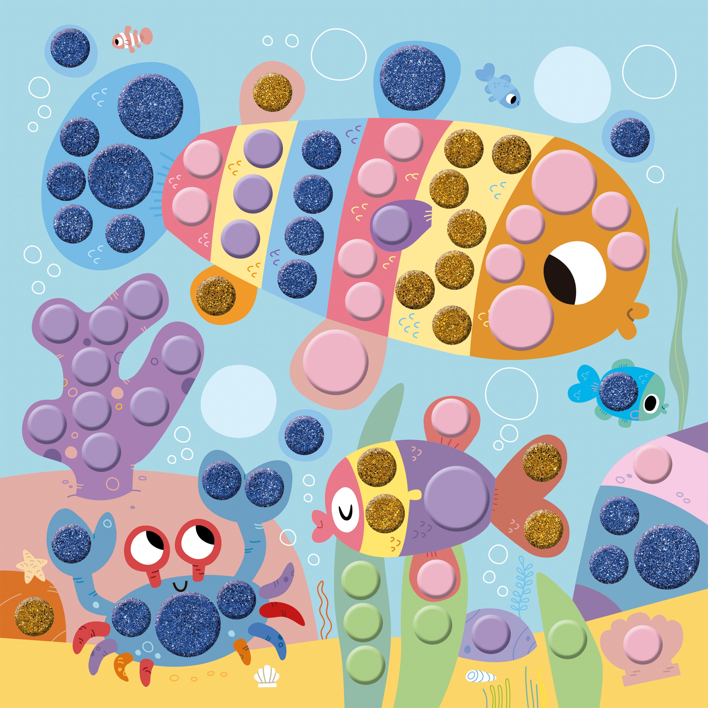 Gommettes rondes 4 ans Janod