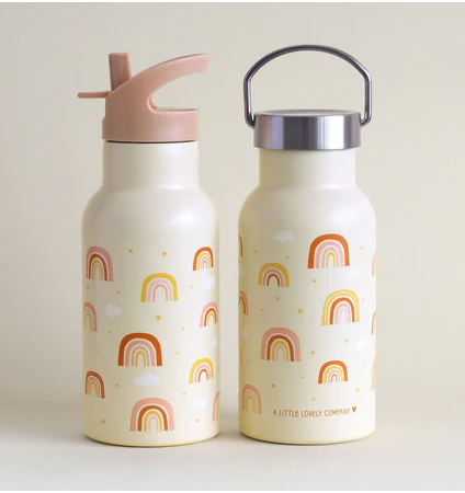 Gourde en metal Arcsenciel A Little Lovely Company