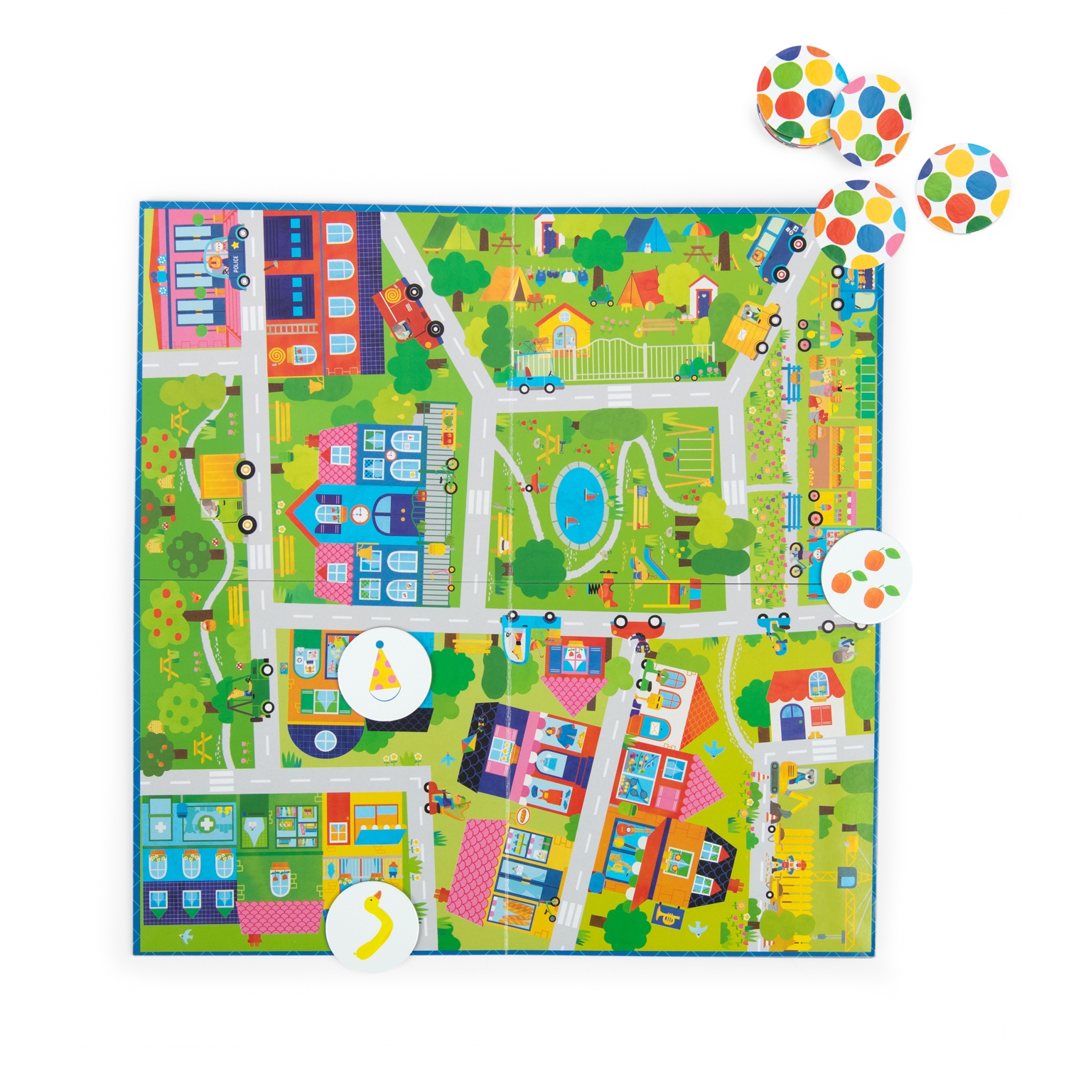 Jeu cherche trouve et raconte Les Popipop Moulin Roty