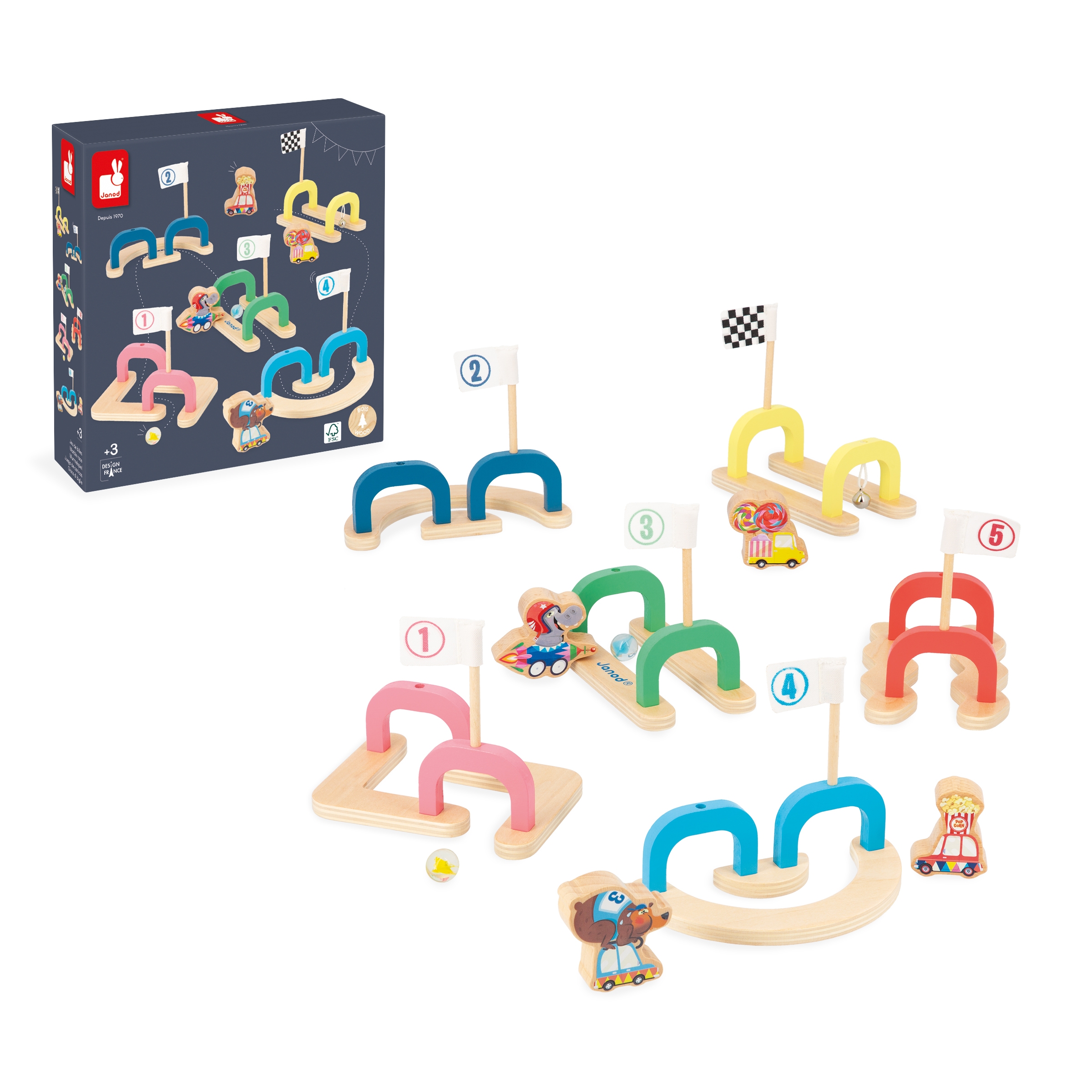 Jeu de billes Applepop Janod