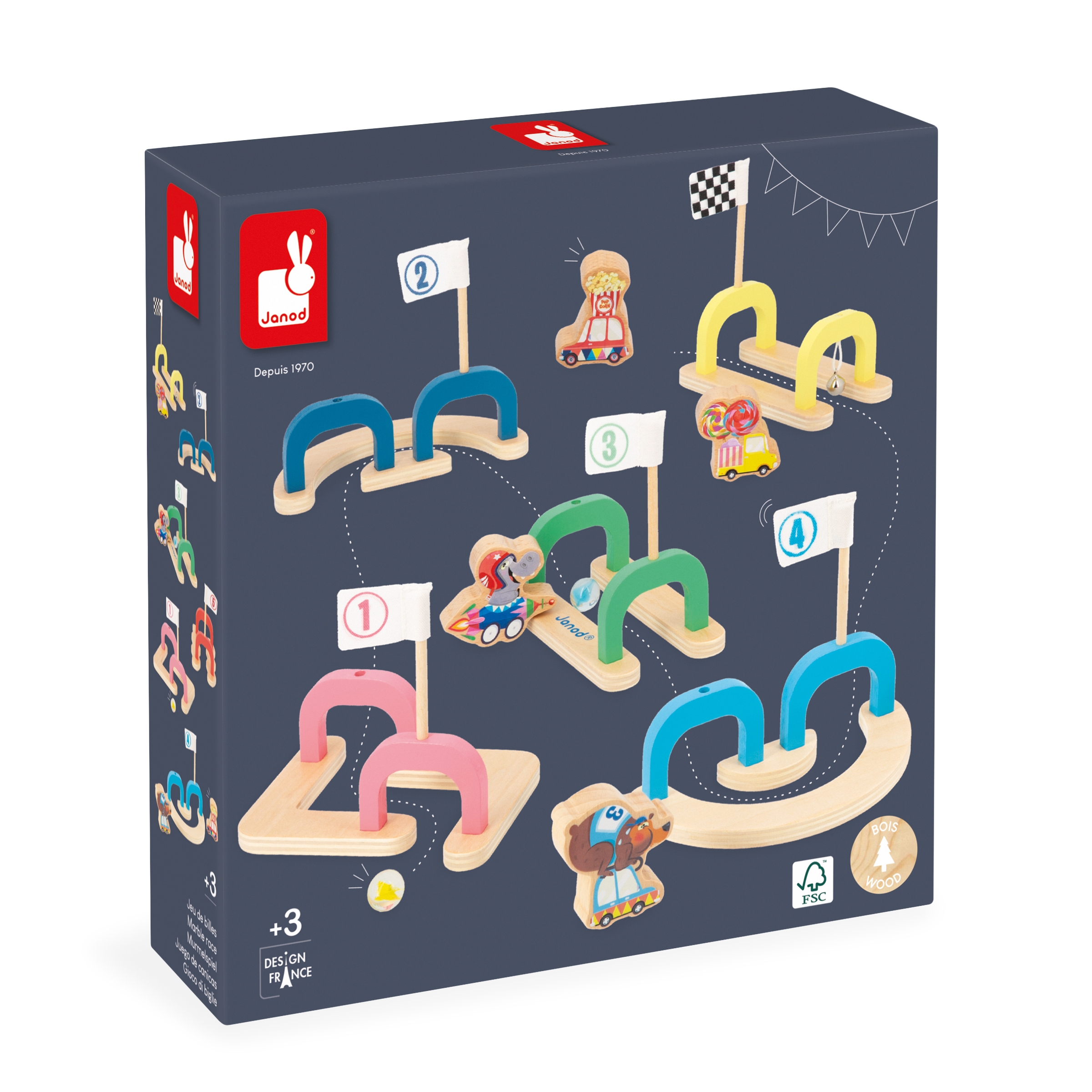 Jeu de billes Applepop Janod