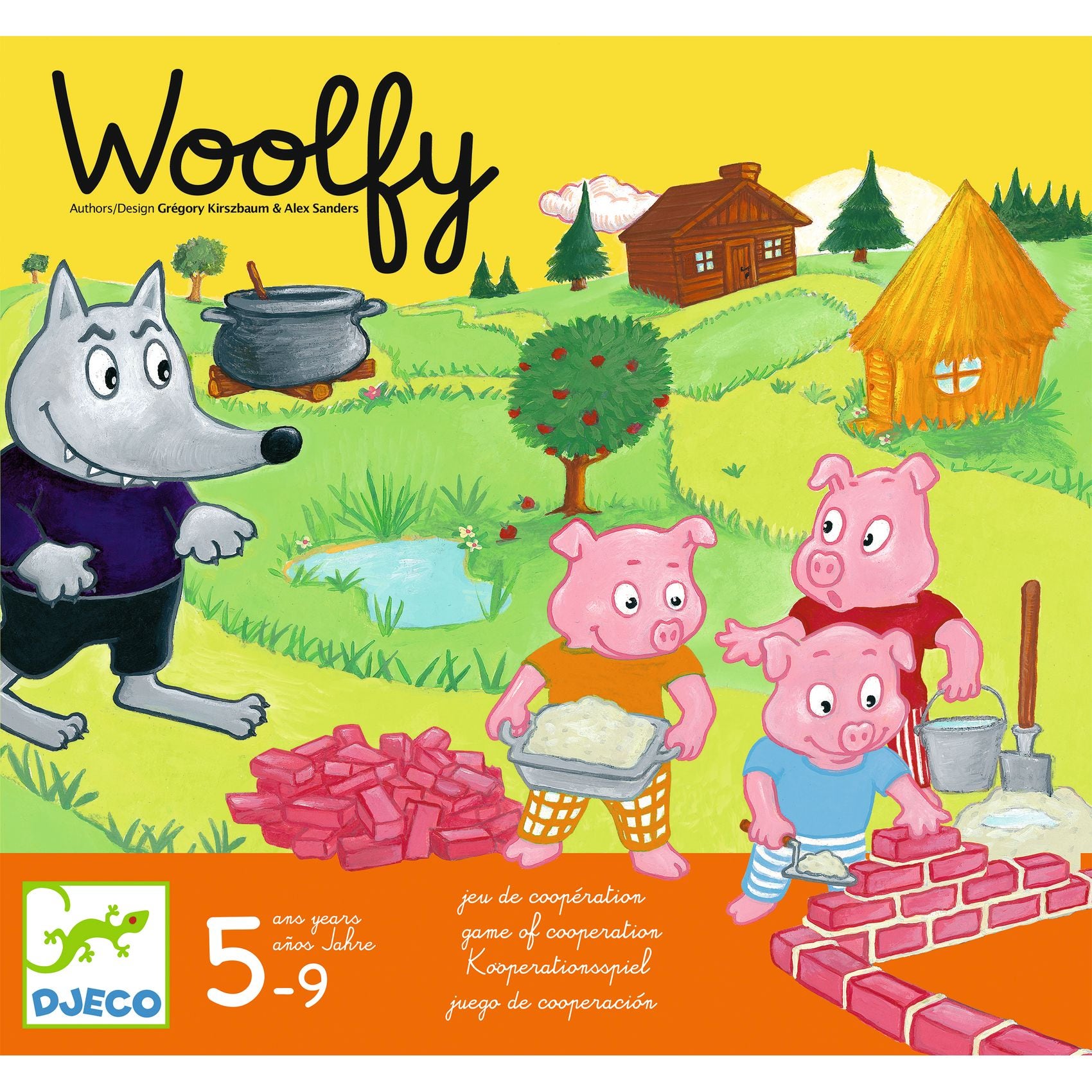 Jeu de cooperation Woolfy Djeco