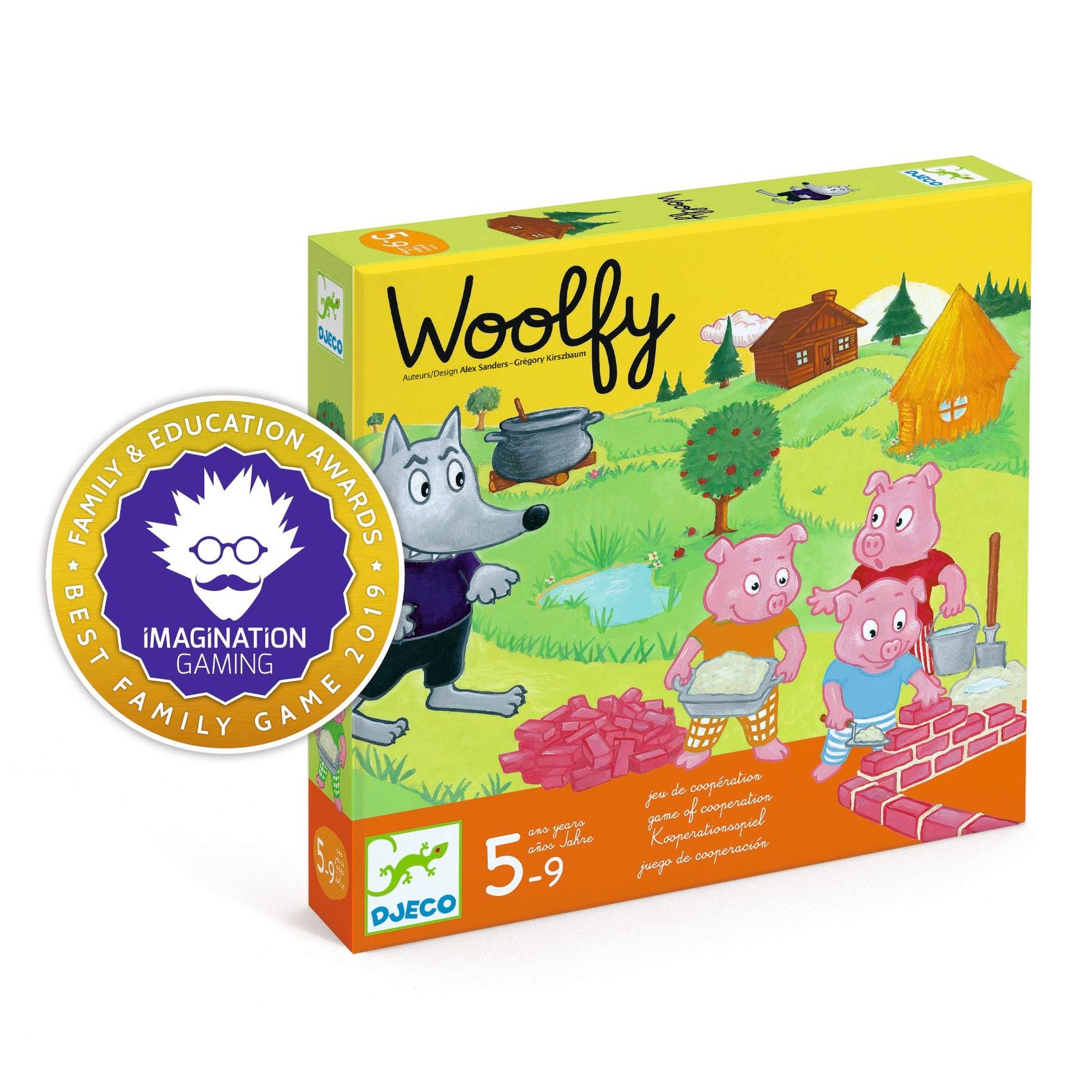 Jeu de cooperation Woolfy Djeco