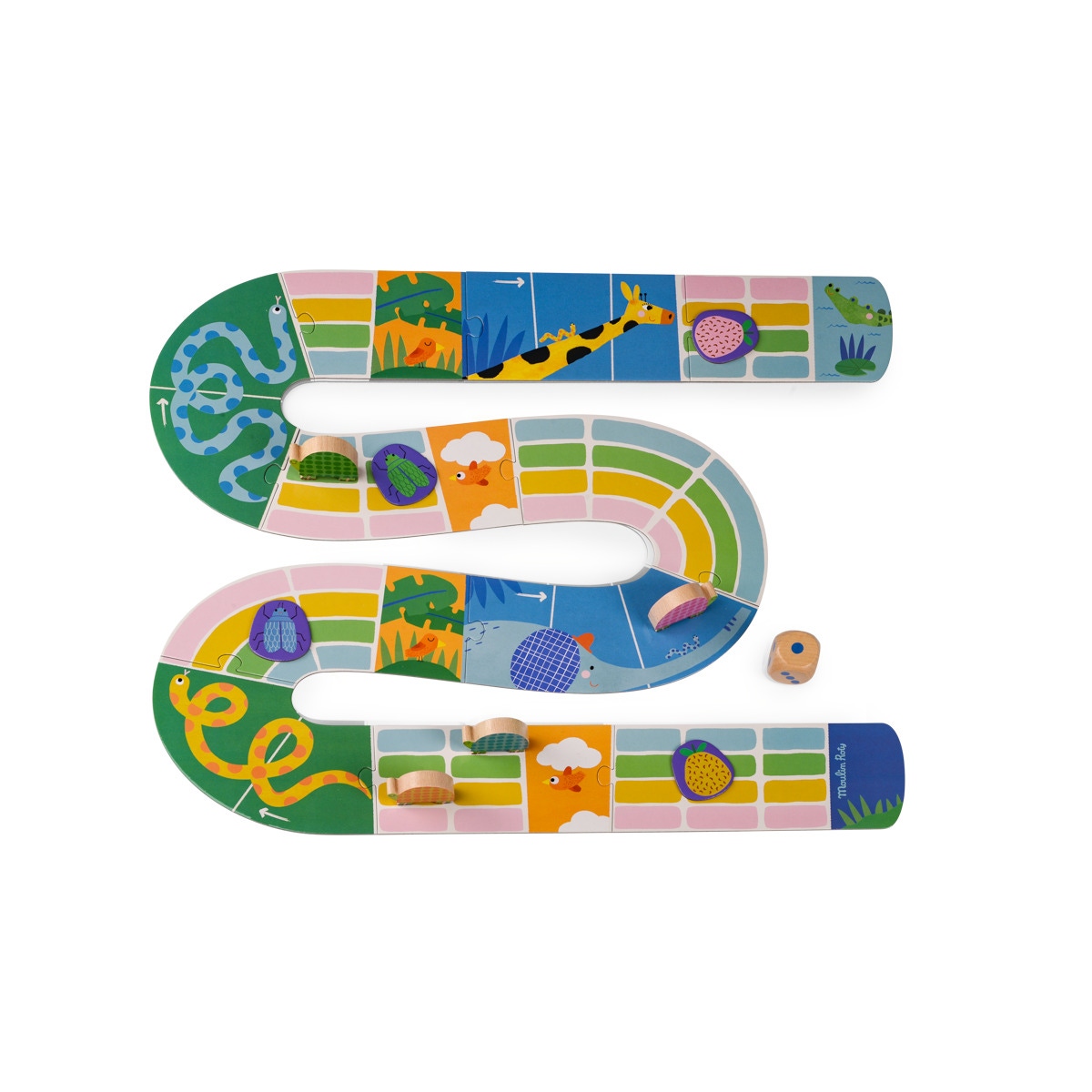 Jeu de course Zouuu  Les Toupitis Moulin Roty